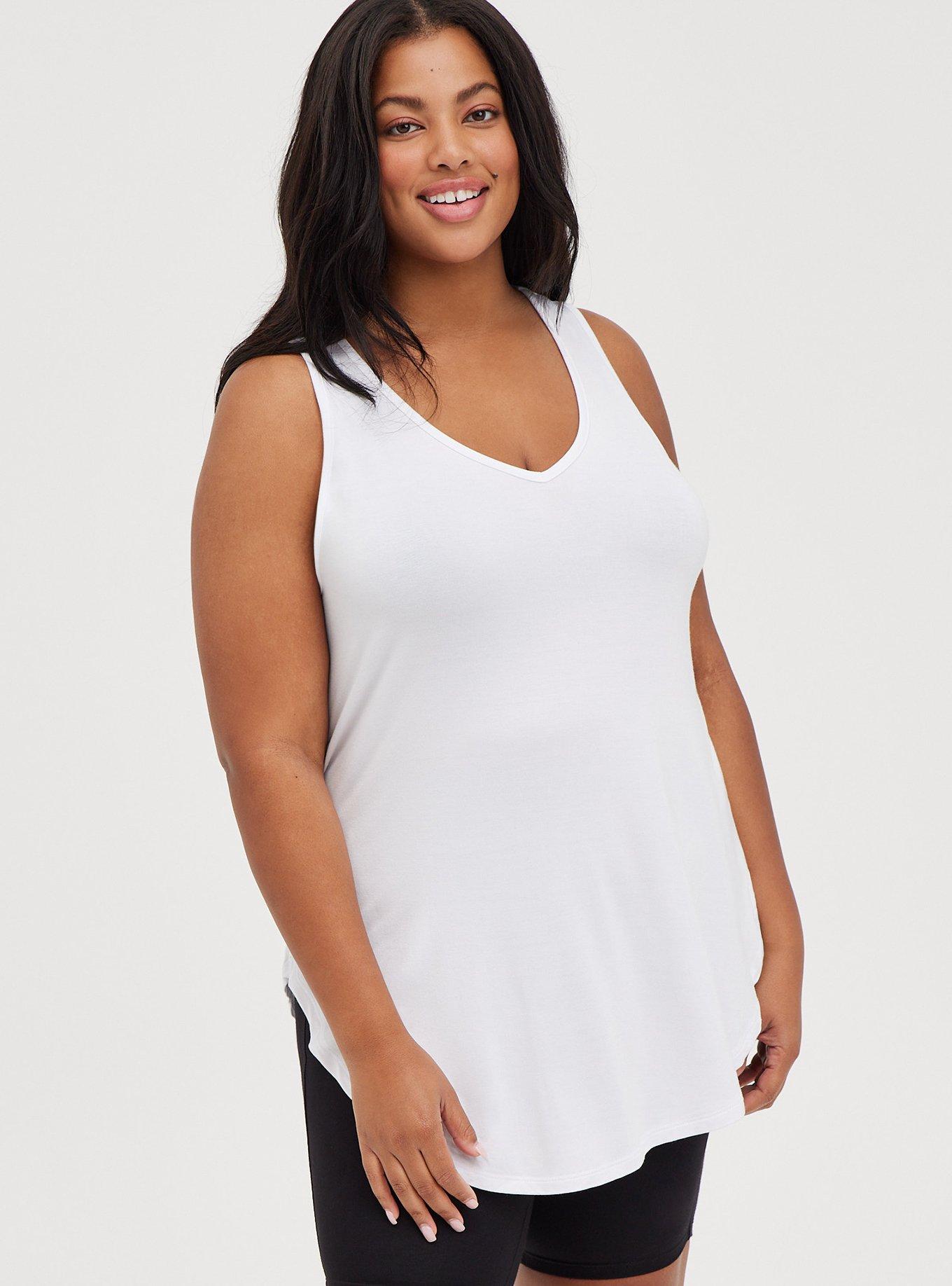 Plus Size - Favorite Tunic Super Soft V-Neck Tunic Tee - Torrid