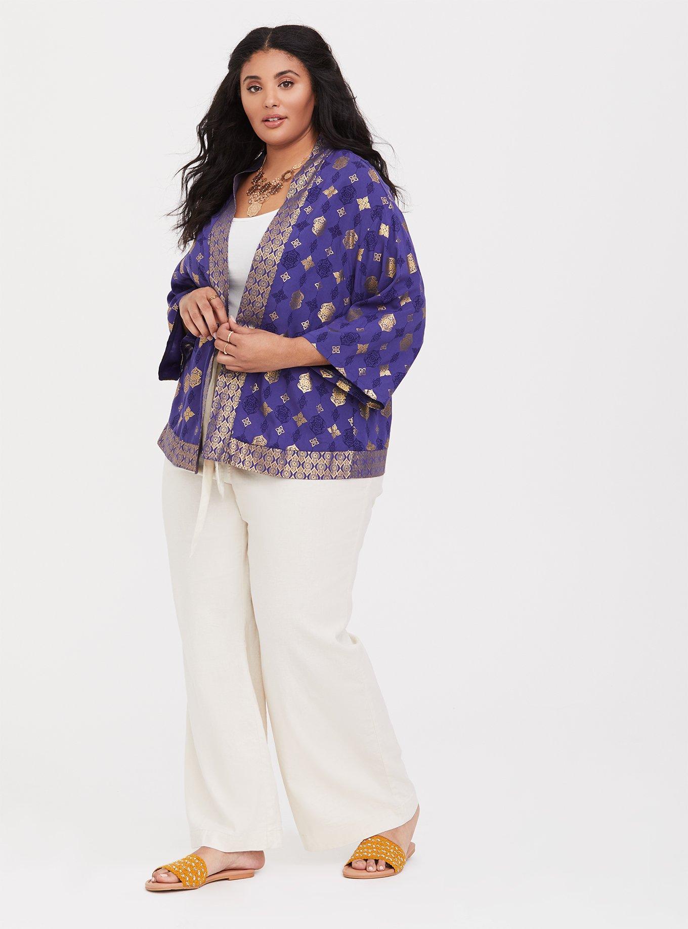 Her Universe Genie Print Kimono, MULTI, alternate