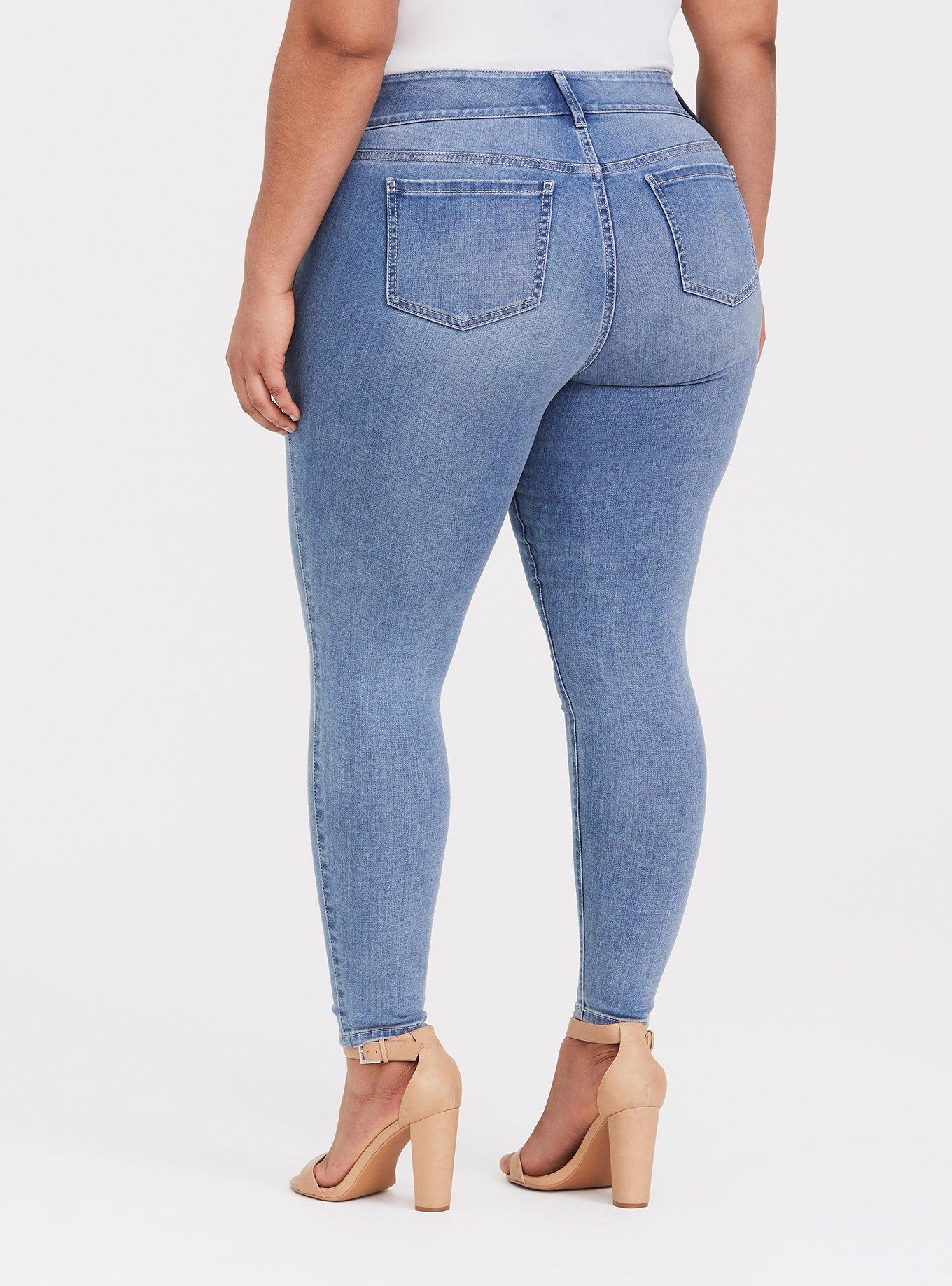 Jegging - Super Soft Stretch Dark Wash, MEDIUM BLUE WASH, alternate