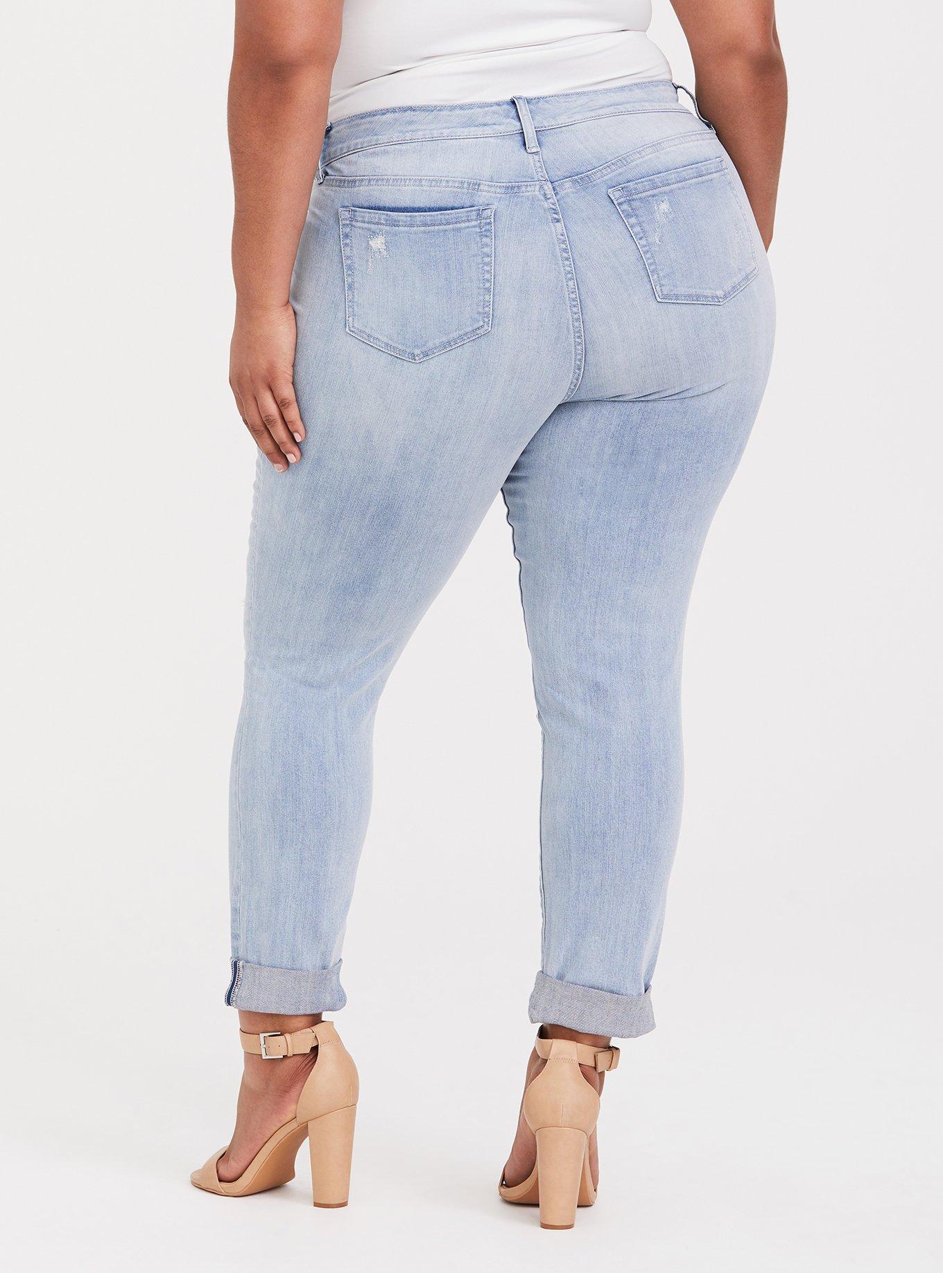 Boyfriend Jean - Vintage Stretch Light Wash, CLEAR DAY, alternate