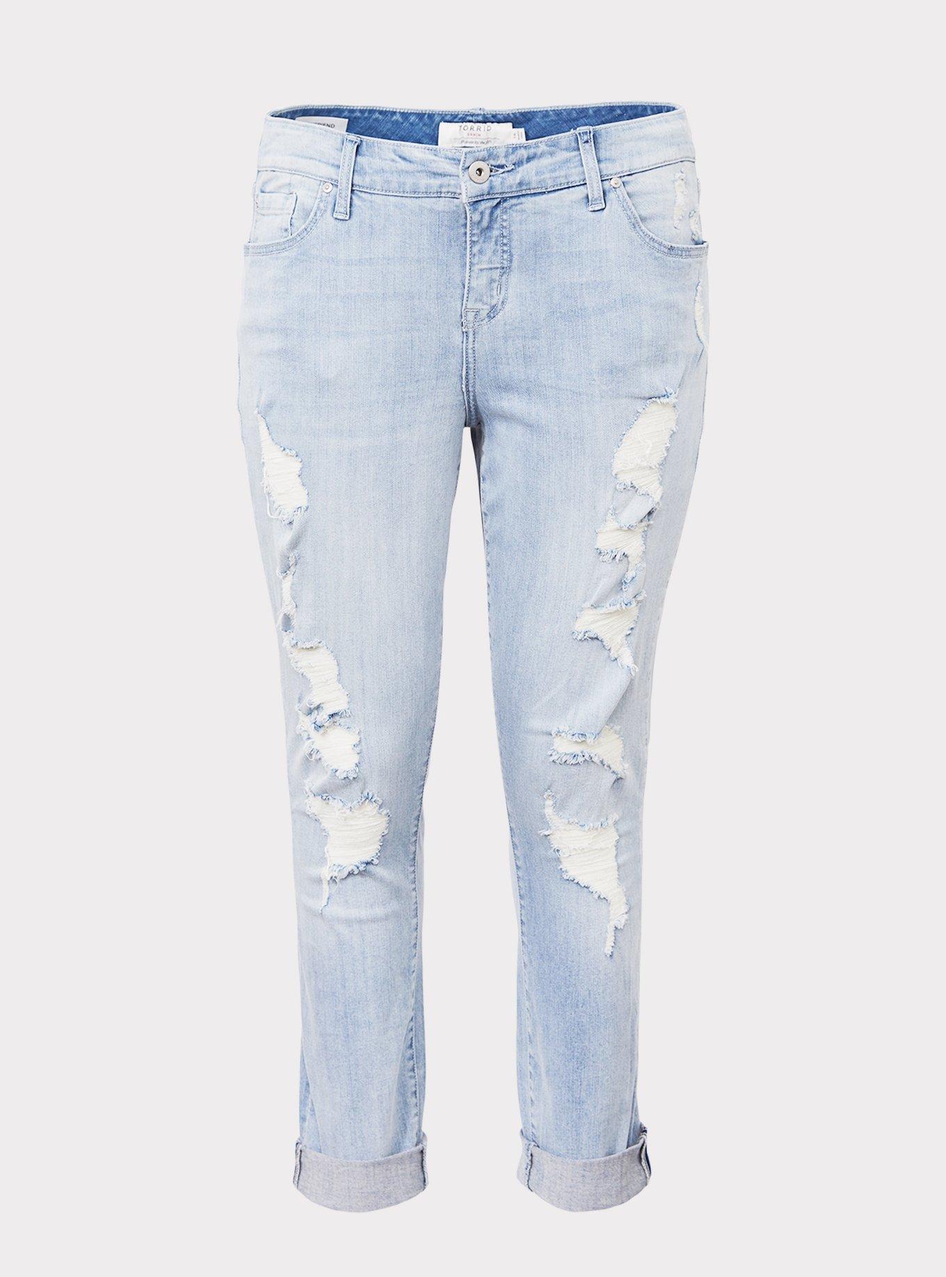 Boyfriend Jean - Vintage Stretch Light Wash, CLEAR DAY, hi-res