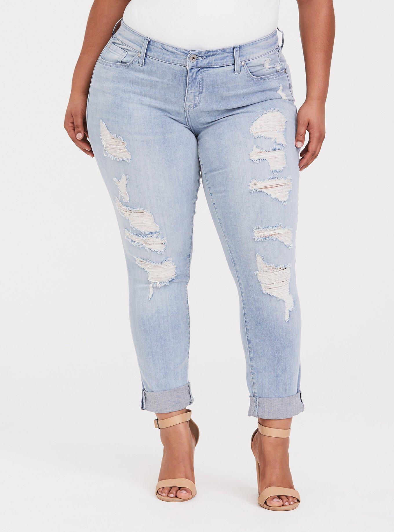 Boyfriend Jean - Vintage Stretch Light Wash, CLEAR DAY, hi-res