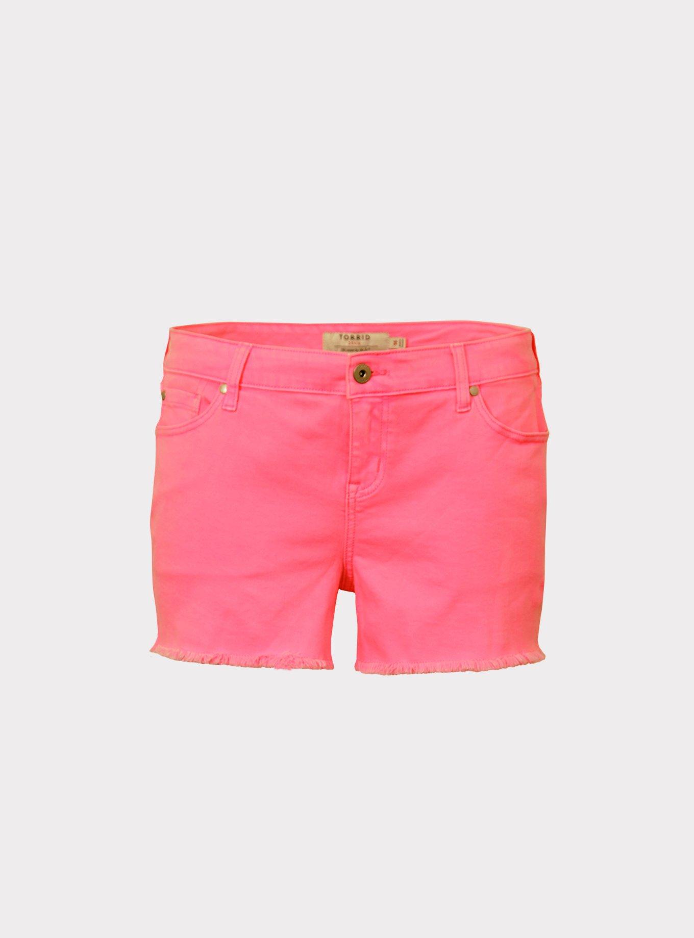 PSD Womens Boy Short Neon Pink Rose Size XL (30 to 31 Waist)