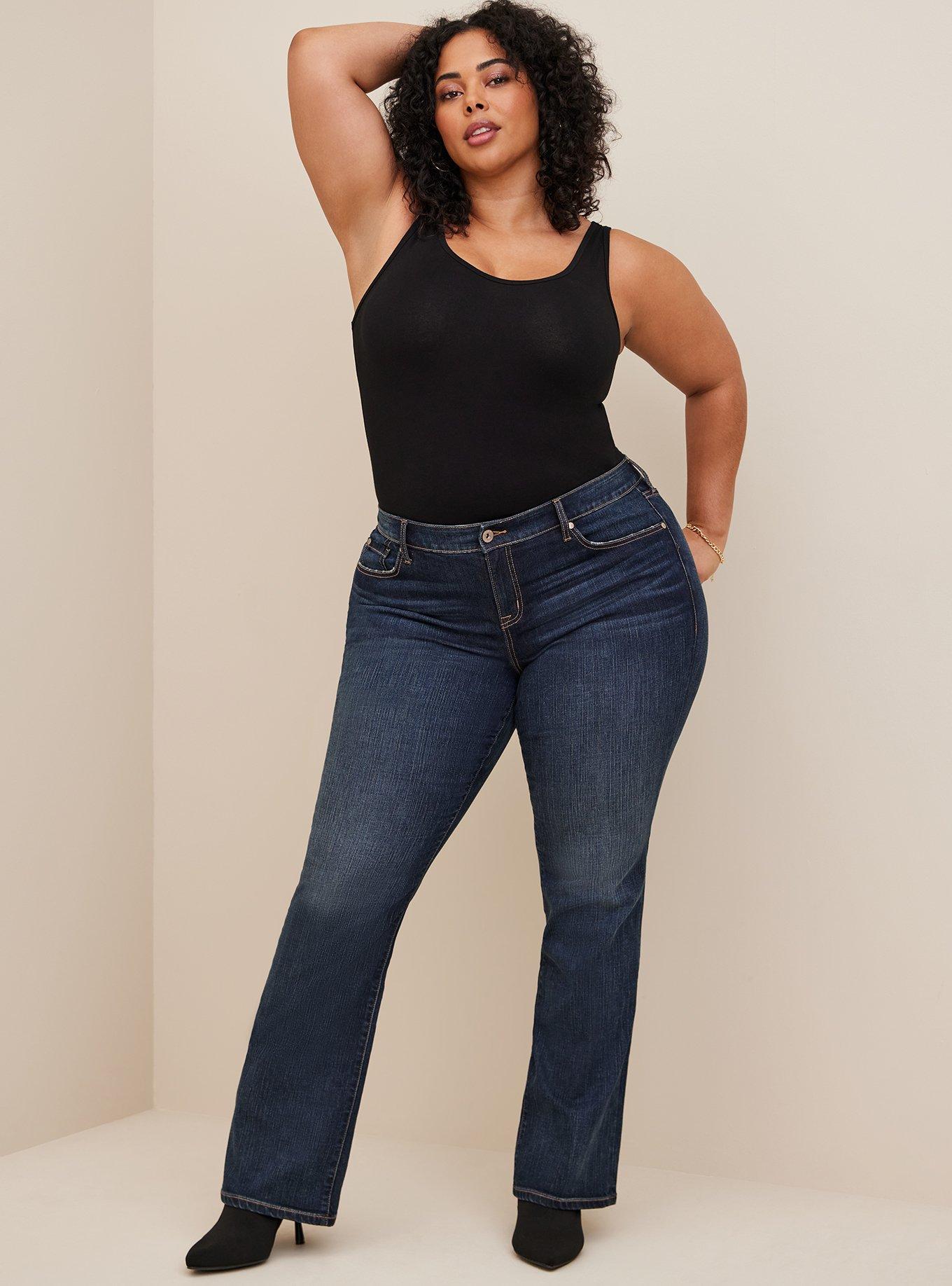 Perfect Slim Boot Vintage Stretch Mid-Rise Jean, TROUBADOUR, alternate