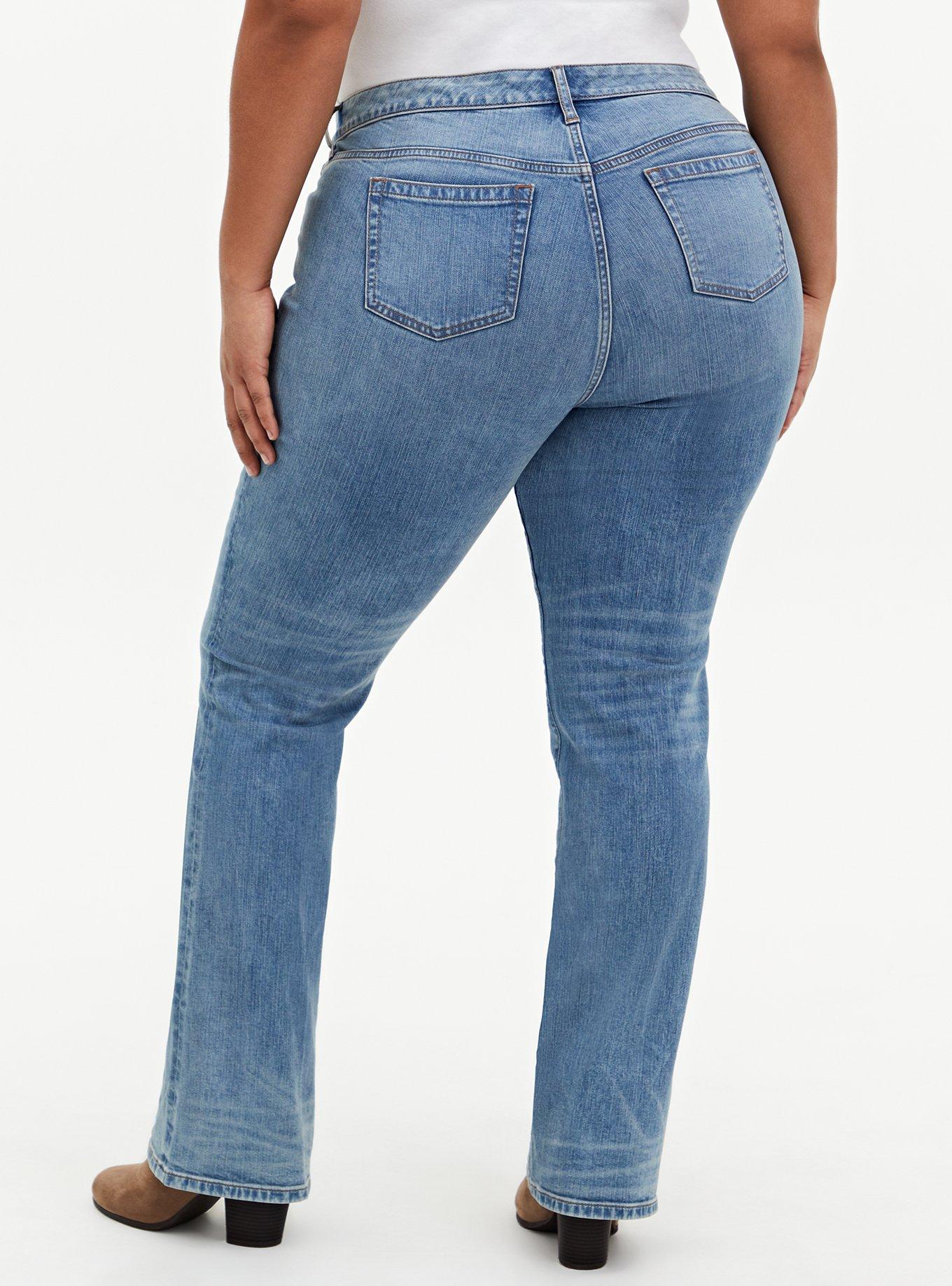 Plus Size Perfect Slim Boot Vintage Stretch Mid-Rise Jean, SARDEGNA, alternate