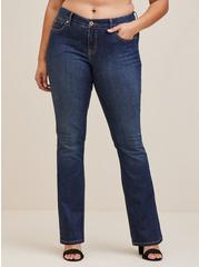 Perfect Slim Boot Vintage Stretch Mid-Rise Jean, SANDED RINSE, alternate