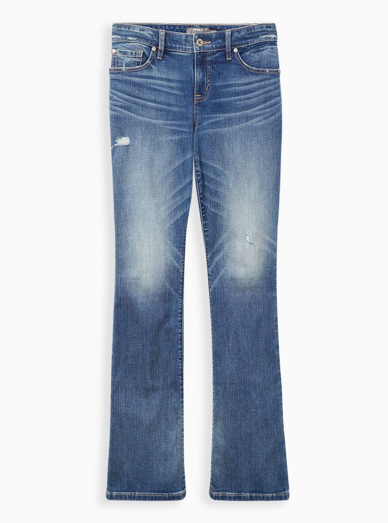 The French Song Mid Rise Bootcut Jeans