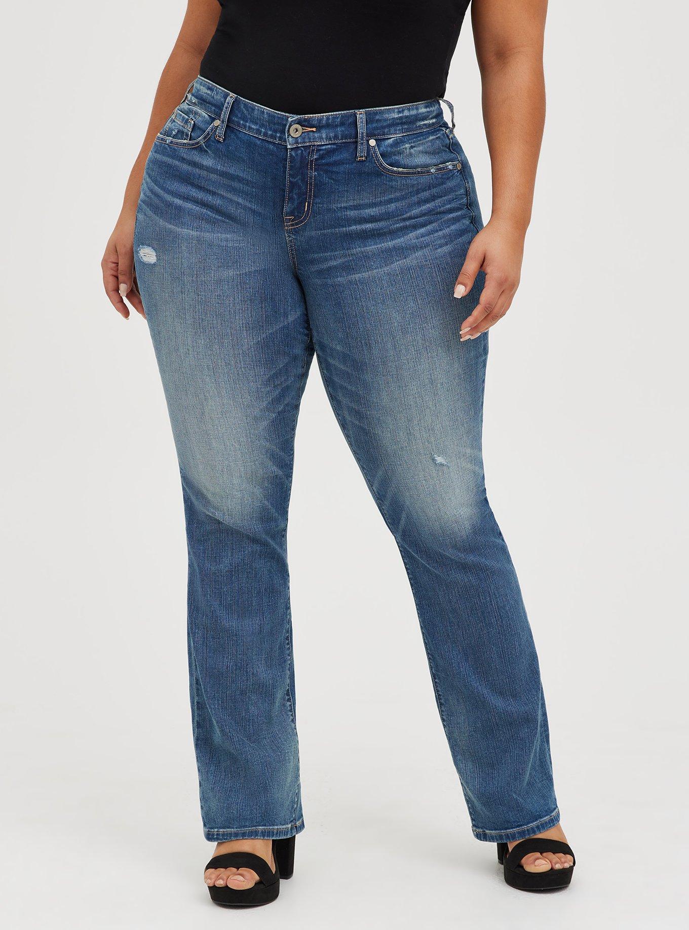 Plus Size - Perfect Slim Boot Vintage Stretch Mid-Rise Jean - Torrid