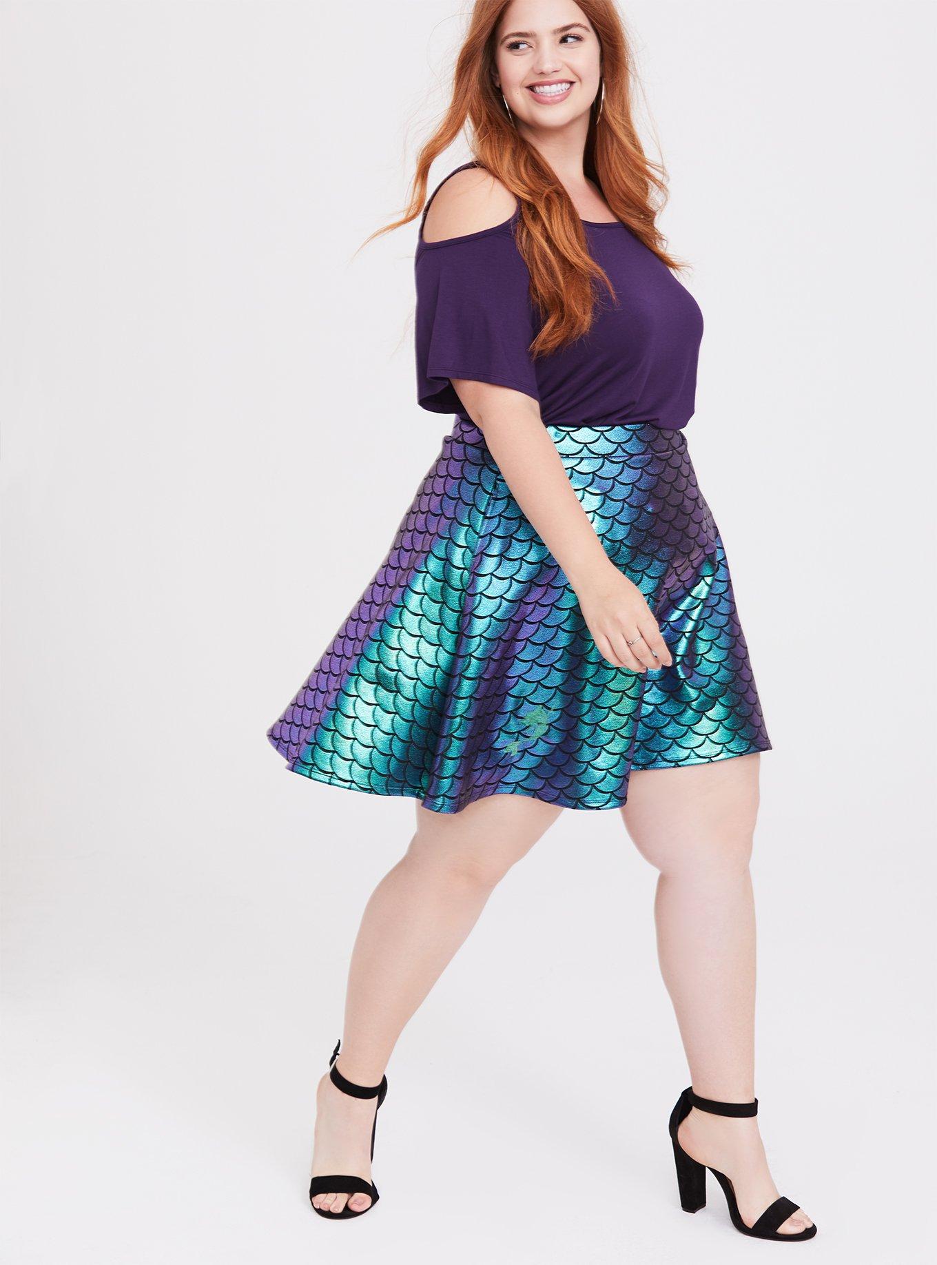 Plus Size - Her Universe Disney The Little Mermaid Ariel Scale