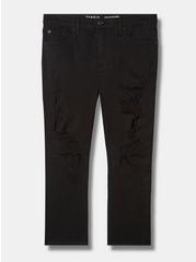 Plus Size Crop Sky High Skinny Premium Stretch High-Rise Jean, BLACK, alternate