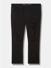 Plus Size Crop Sky High Skinny Premium Stretch High-Rise Jean, BLACK, hi-res