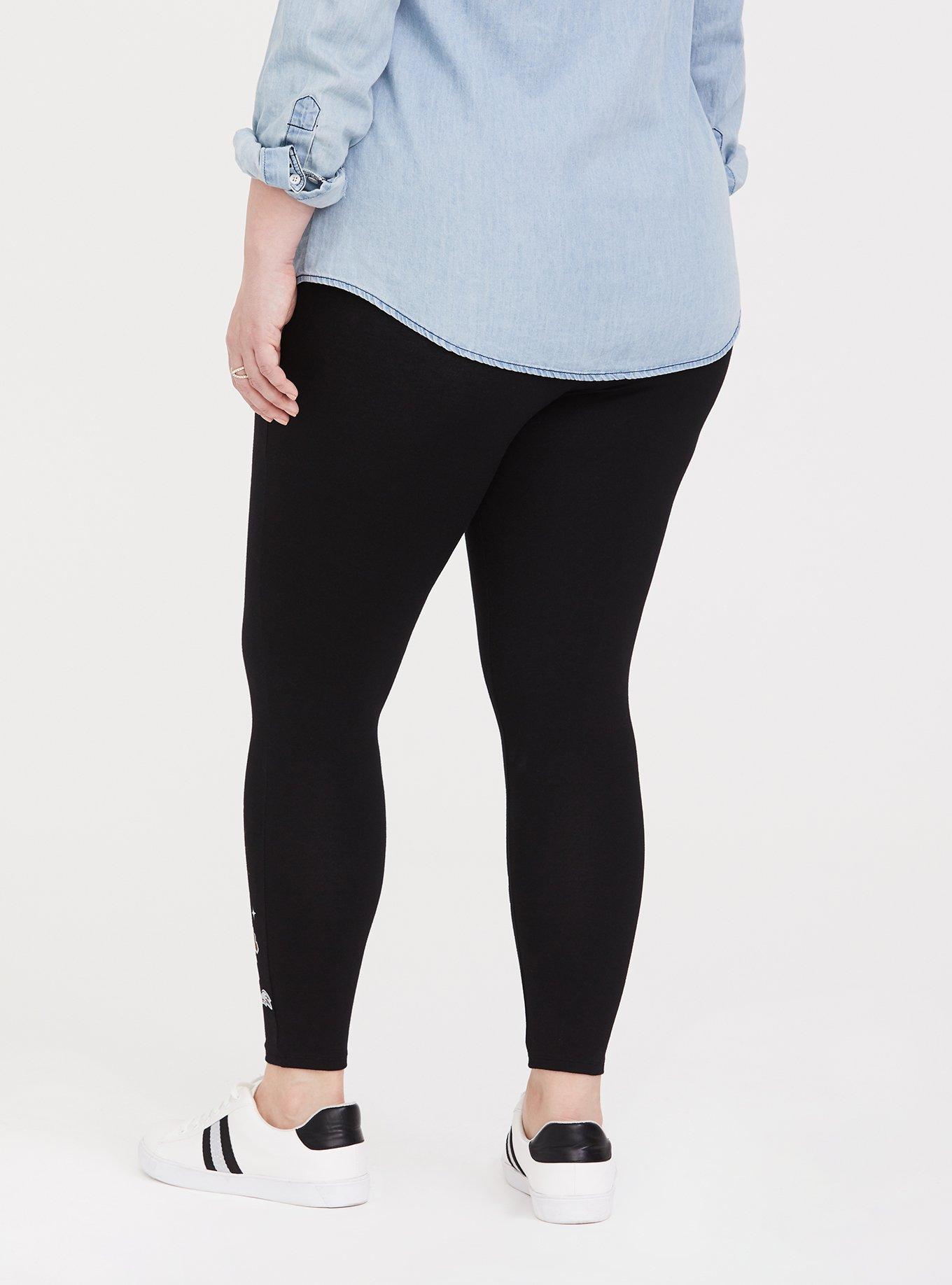 Plus Size Her Universe Toy Story 4 Black Woody & Buzz Legging, DEEP BLACK, alternate