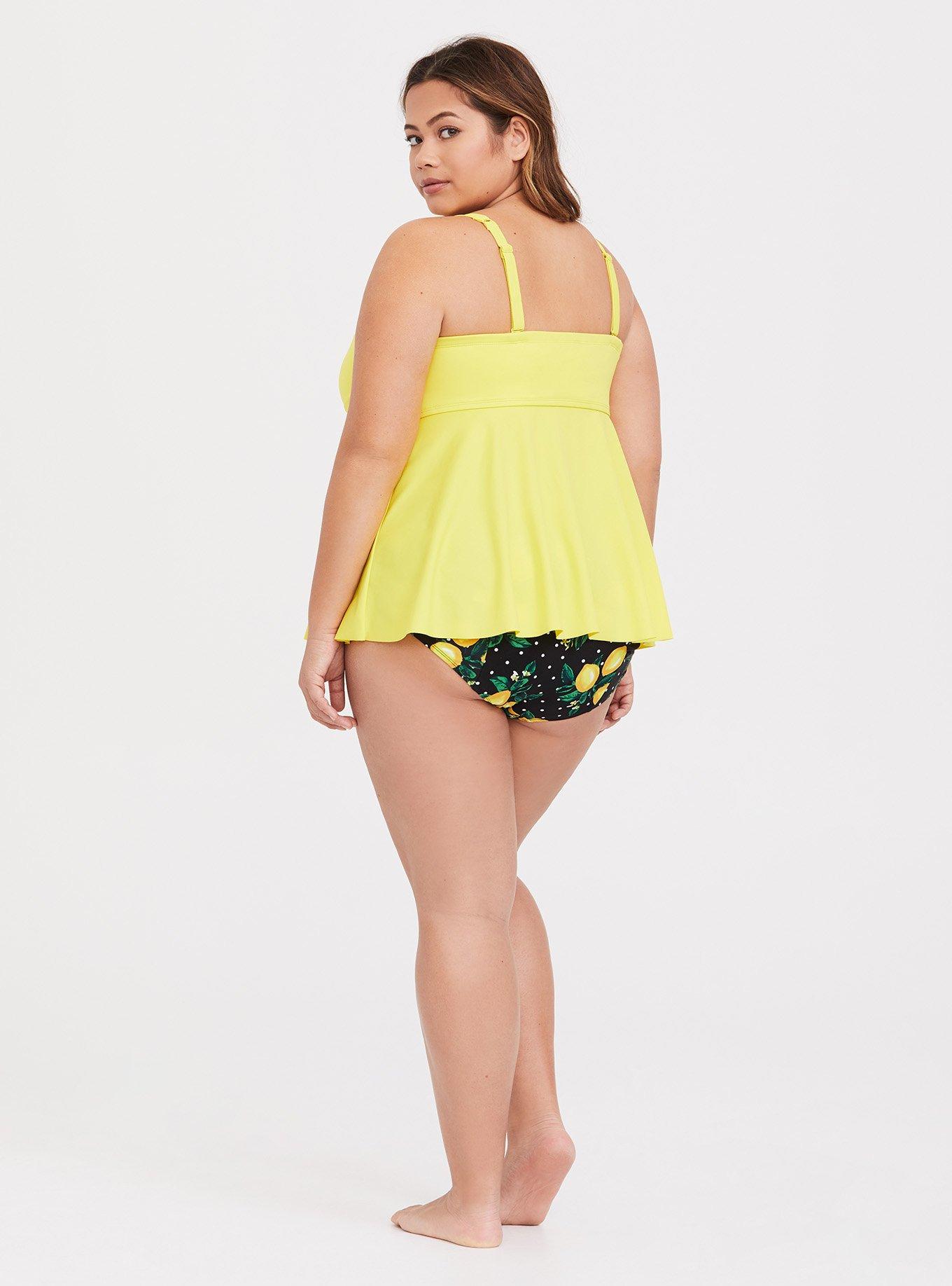 Torrid lemon hot sale swim top