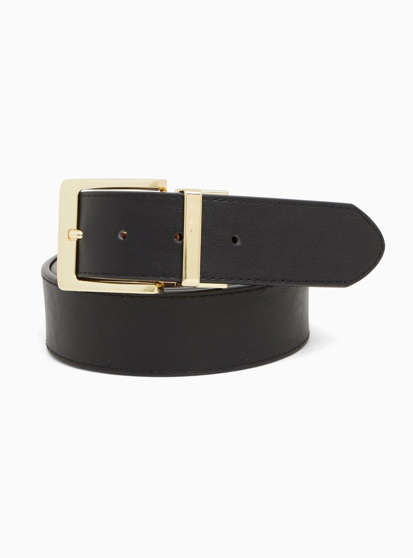 Plus Size - Black/Brown Reversible Belt - Torrid