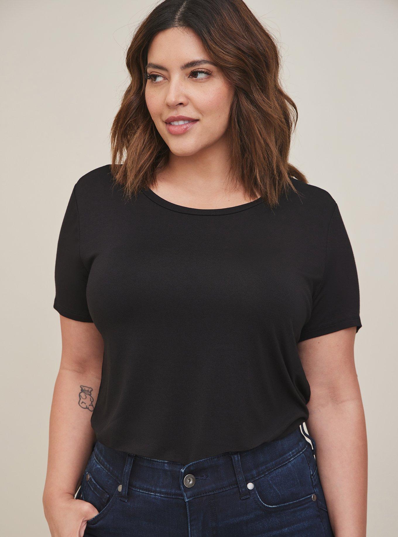 Plus Size - Perfect Super Soft Crew Neck Short Sleeve Tee - Torrid