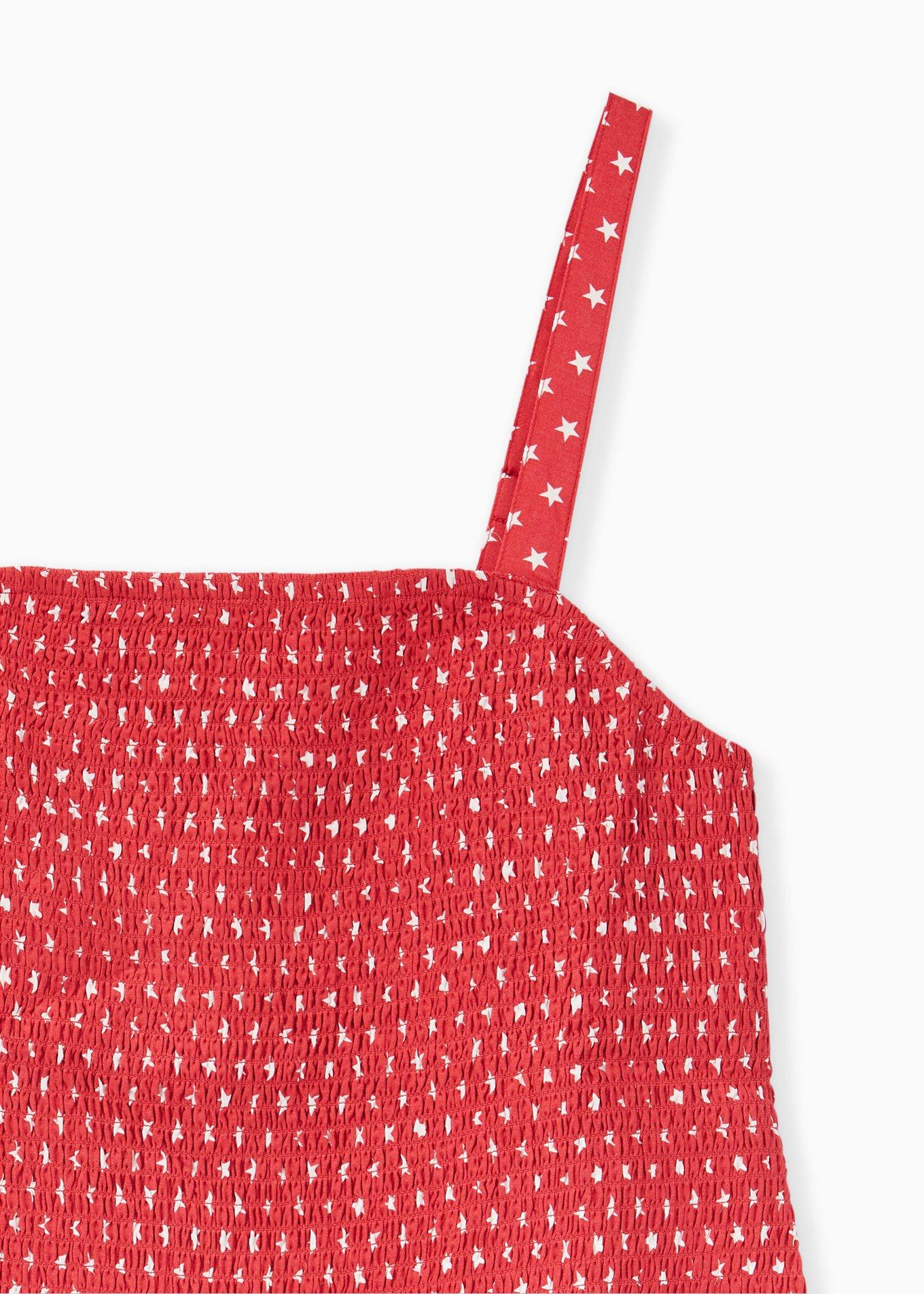 Challis Smocked Crop Cami, MULTI, alternate