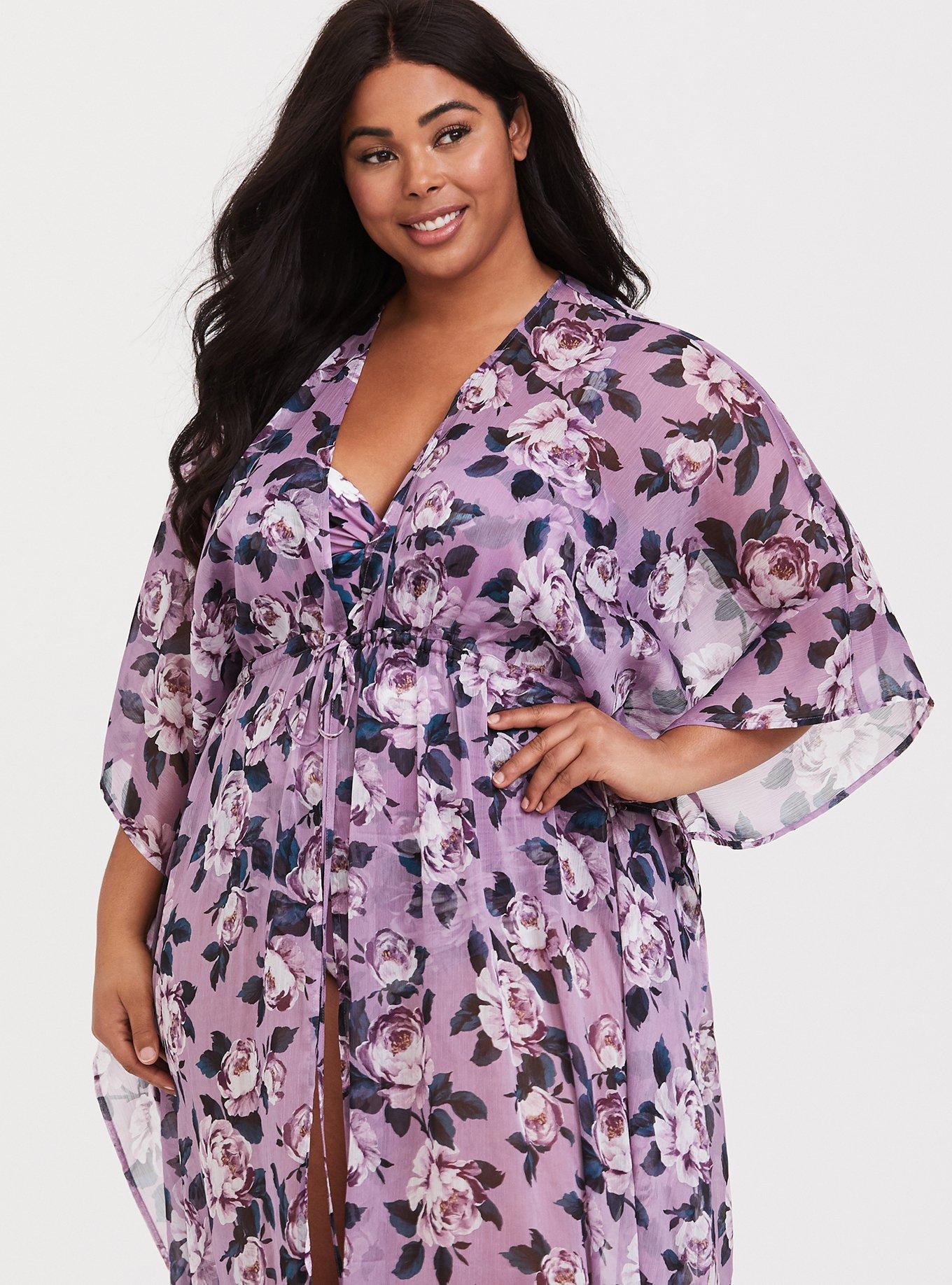 Maternity Tie Front Beach Cover Up