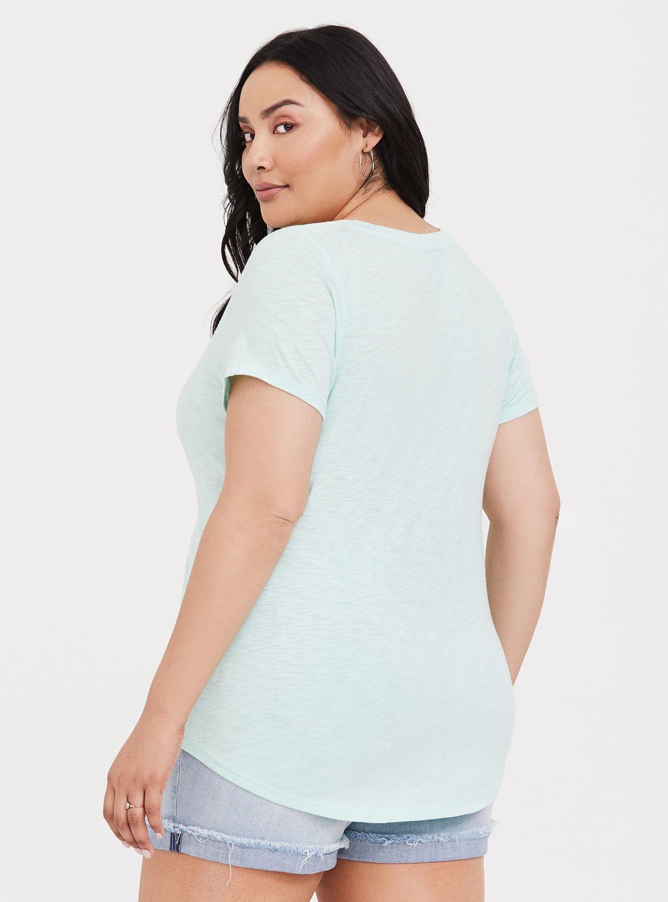 Stay Salty Mint Green Mermaid Classic Fit Tee, BROOK GREEN, alternate