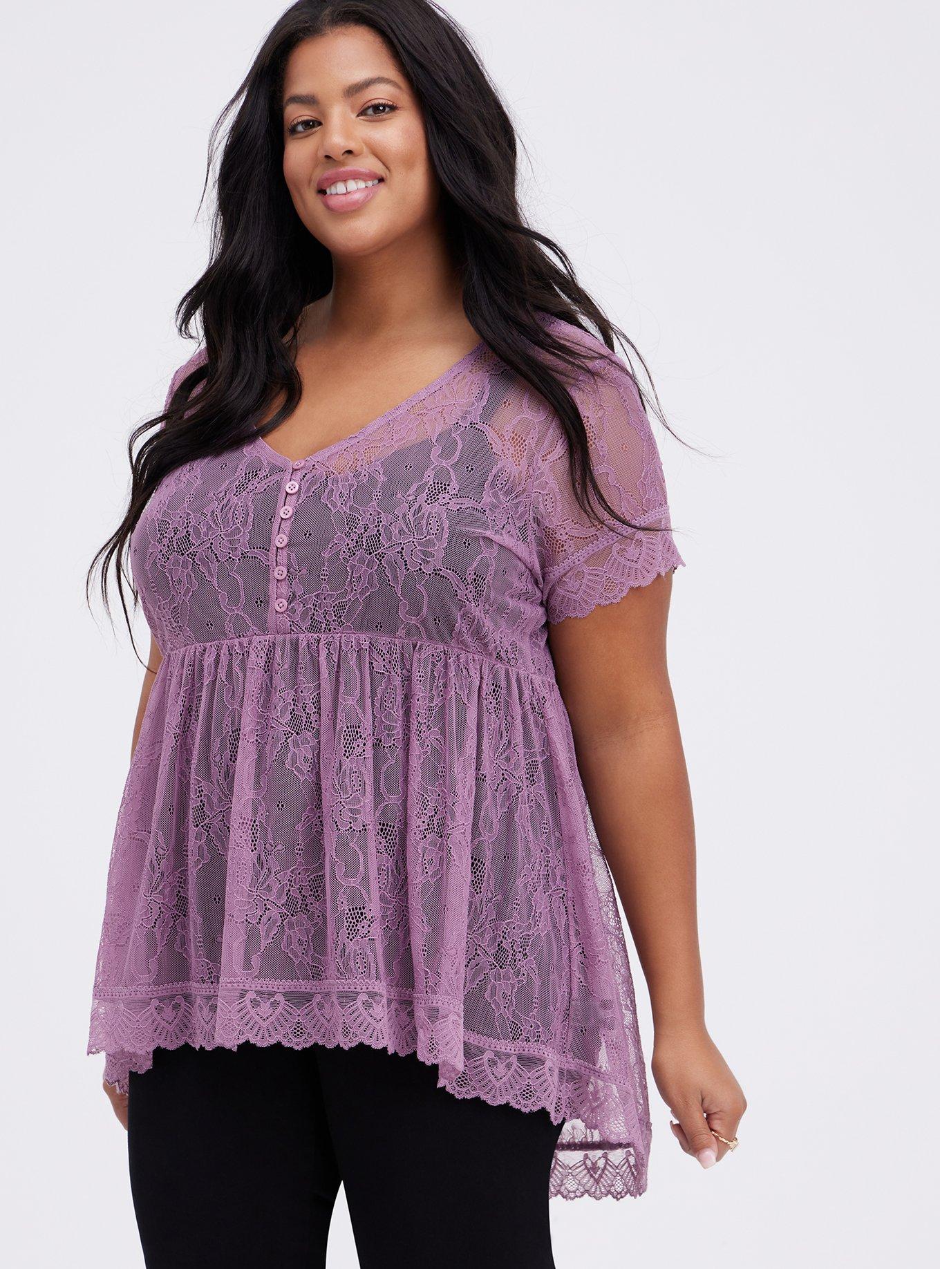 torrid, Tops, Torrid Baby Doll Top Plus Size 0