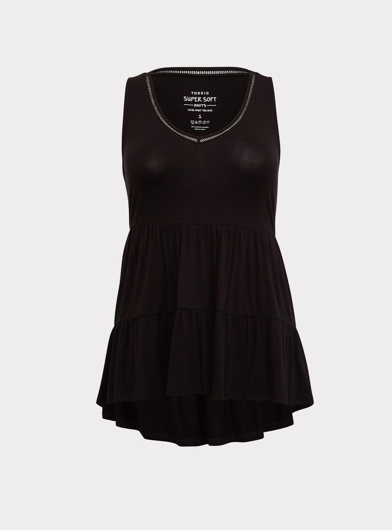 Plus Size Super Soft Tiered Babydoll Tank Torrid