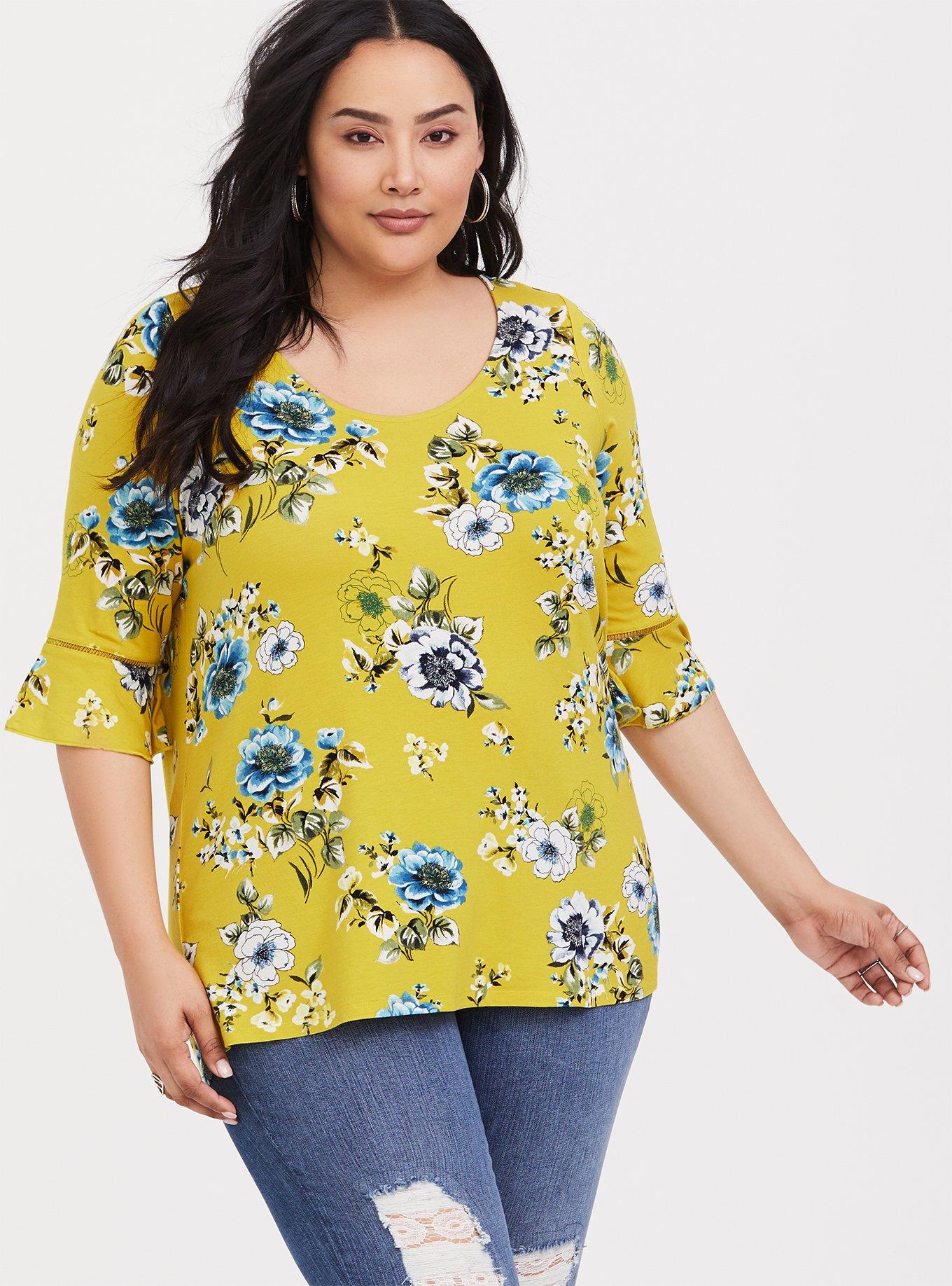 Torrid floral top sale