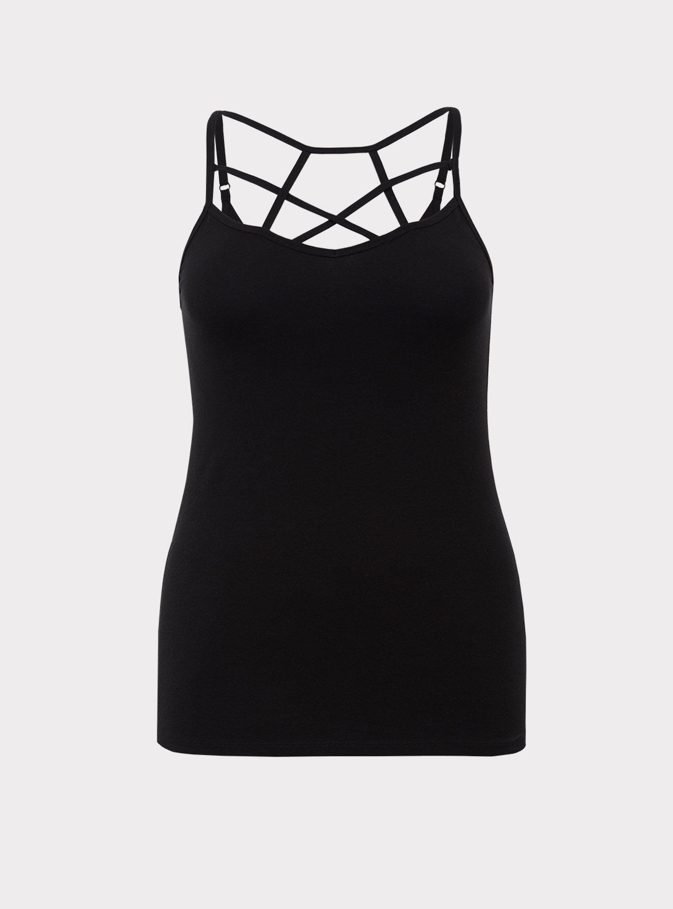 Foxy High Neck Strappy Cami