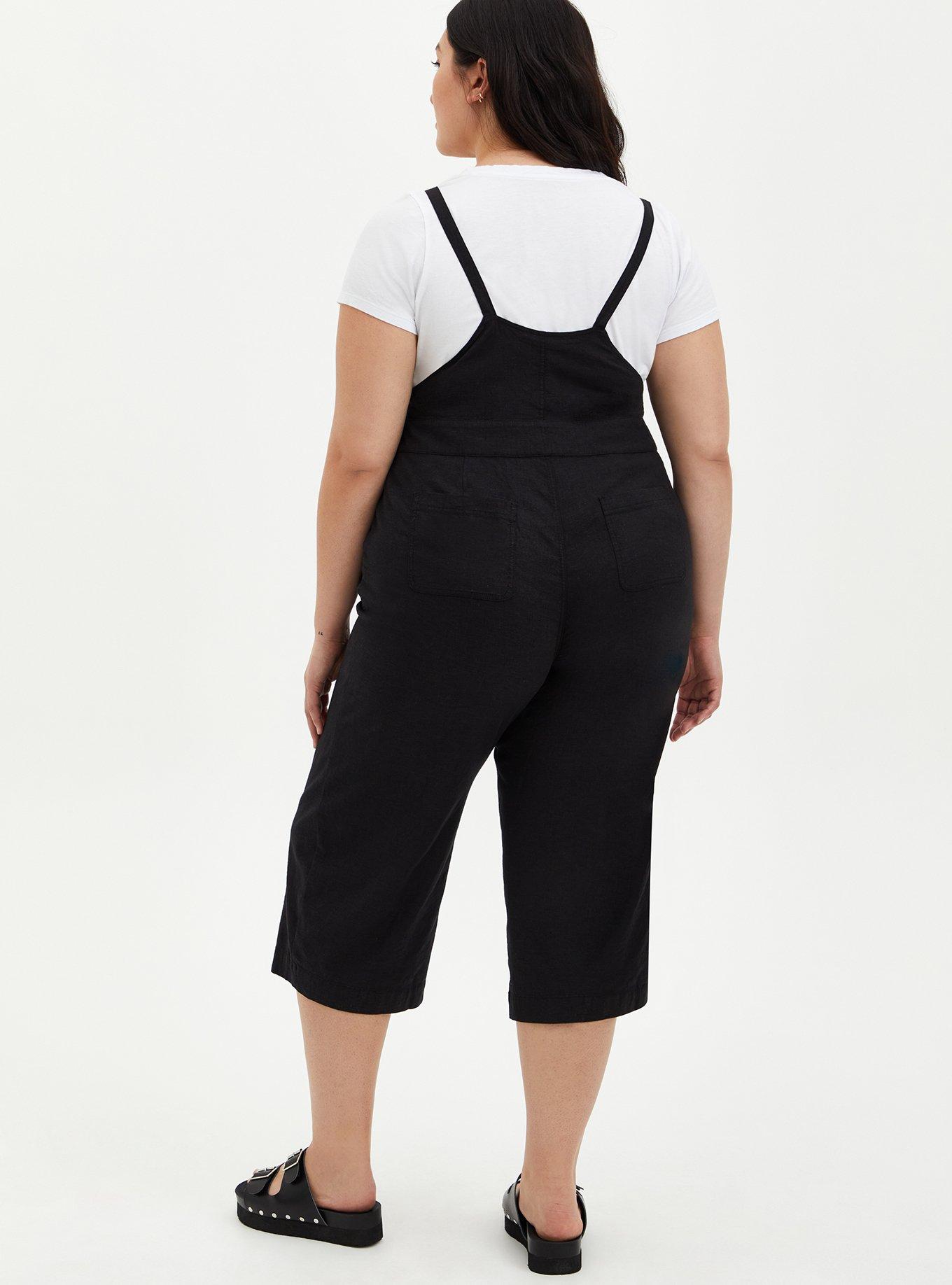 Torrid best sale overalls shorts