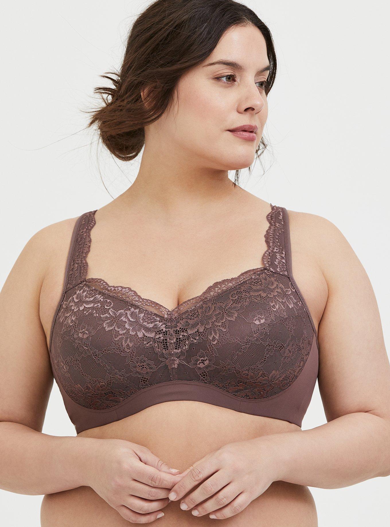 Plus Size - Mid Impact Underwire Lace Sports Bra - Torrid