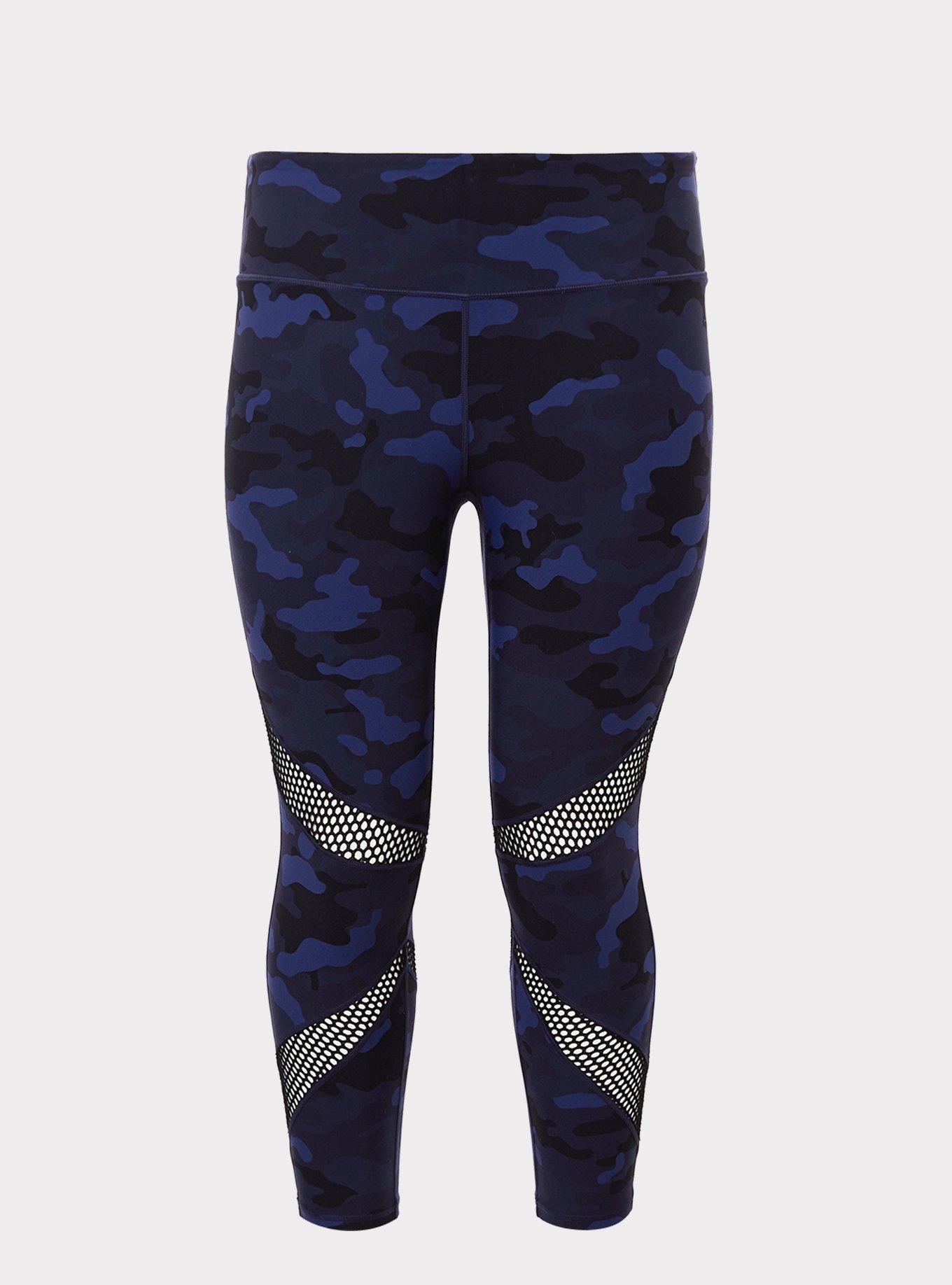 Navy Camo Crop Active Legging, , hi-res