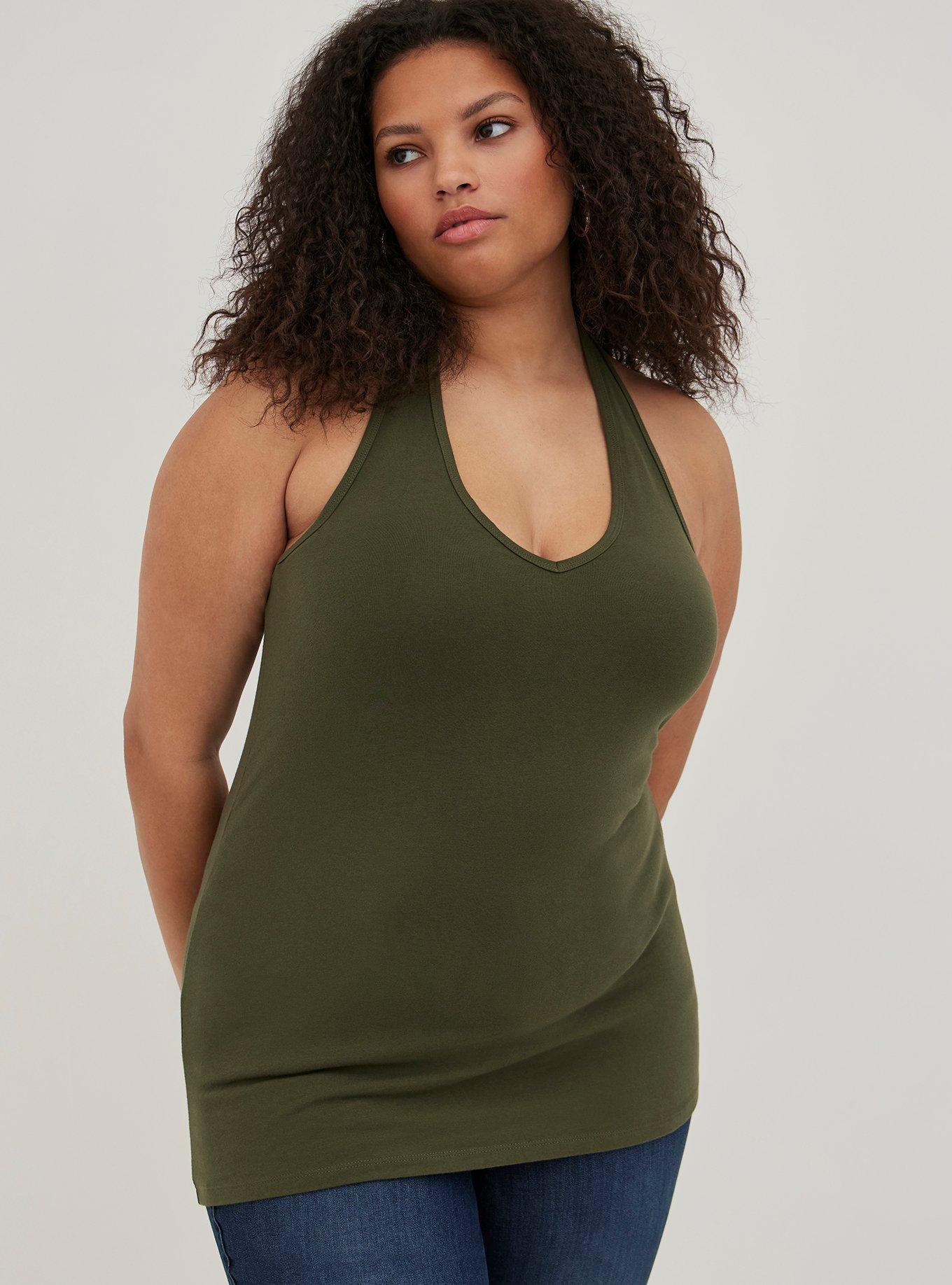 Plus Size - Foxy V-Neck Halter Top - Torrid