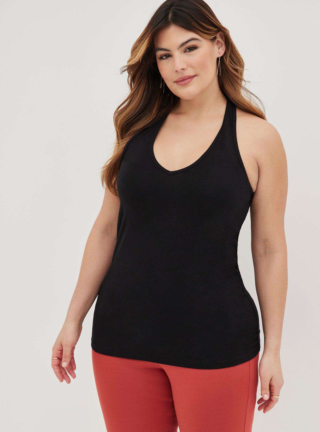 Plus Size Tank Tops for Women: Babydoll, Halter, Plus Size Tank Tops:  Babydoll, Halter, Tube Tops, Torrid