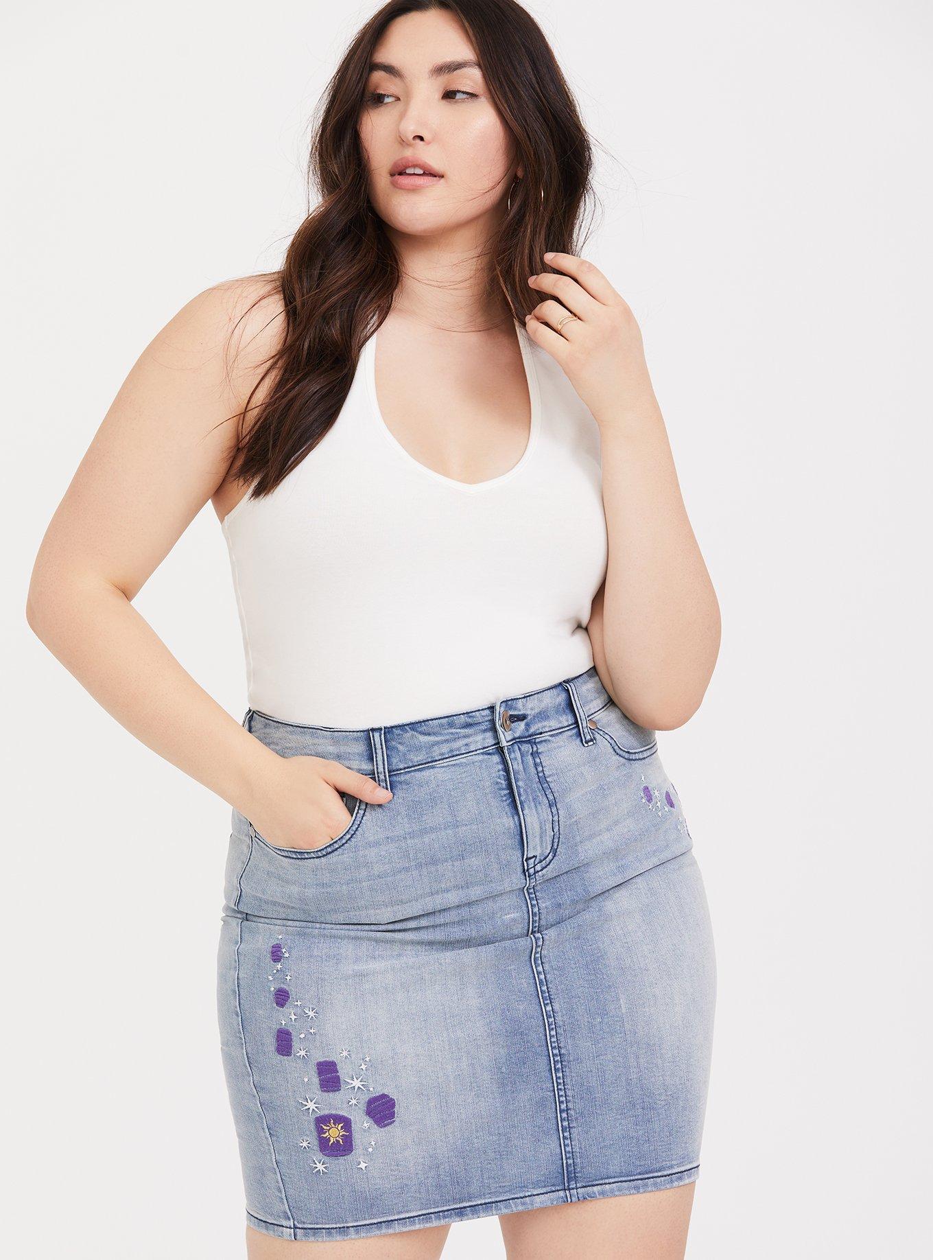 Disney best sale jean skirt