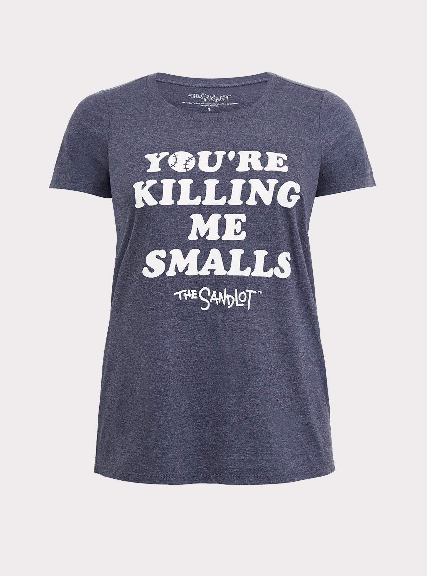 Plus Size The Sandlot You're Killing Me Navy Slim Fit Tee, PEACOAT, hi-res