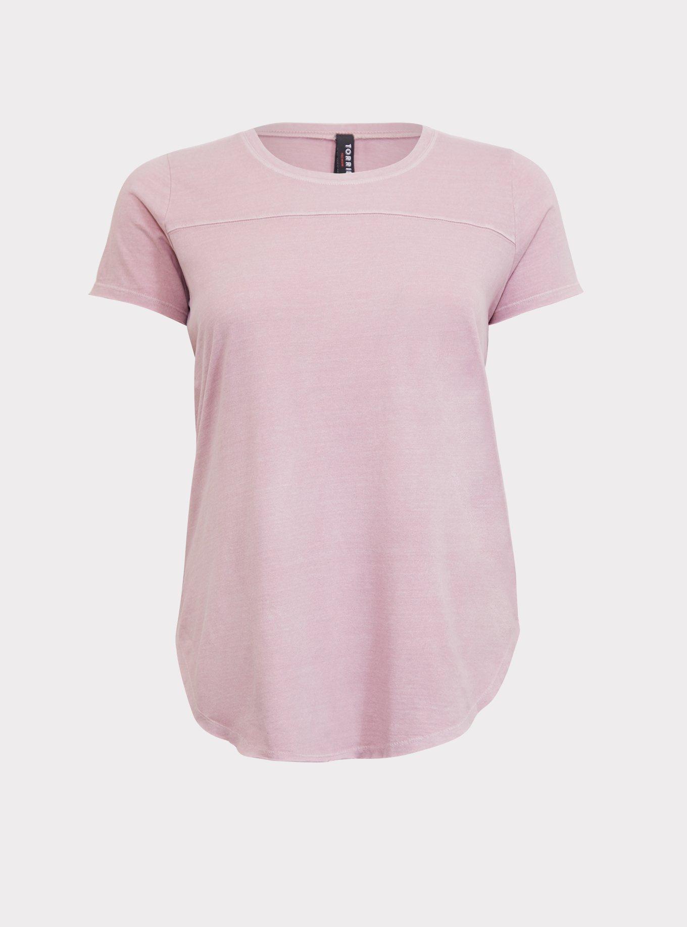 Premium Mauve Washed Classic Fit Tee, MAUVE, hi-res