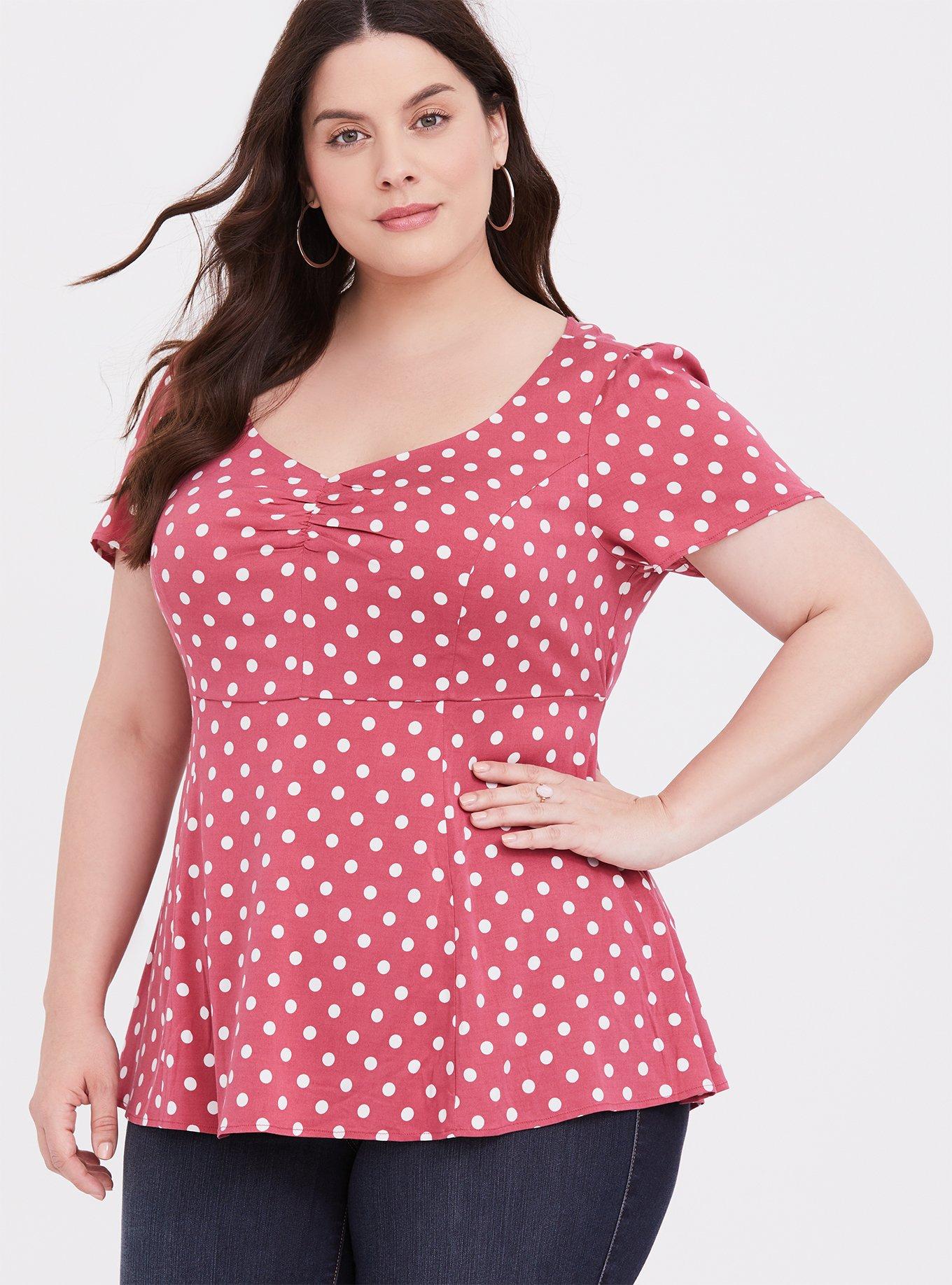 Torrid 1 Women's Babydoll Stretch Challis Pink Floral Top 1X - $24 - From  Kelly