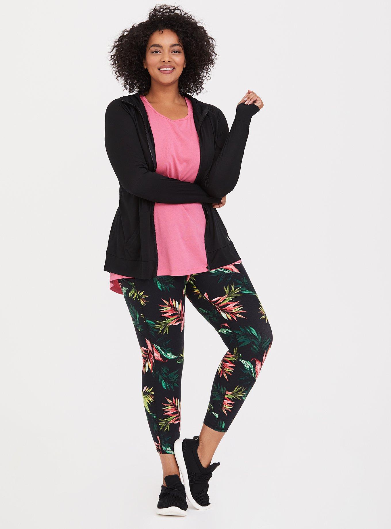 Everyday Fleece Relaxed Active Zip Hoodie, DEEP BLACK, alternate