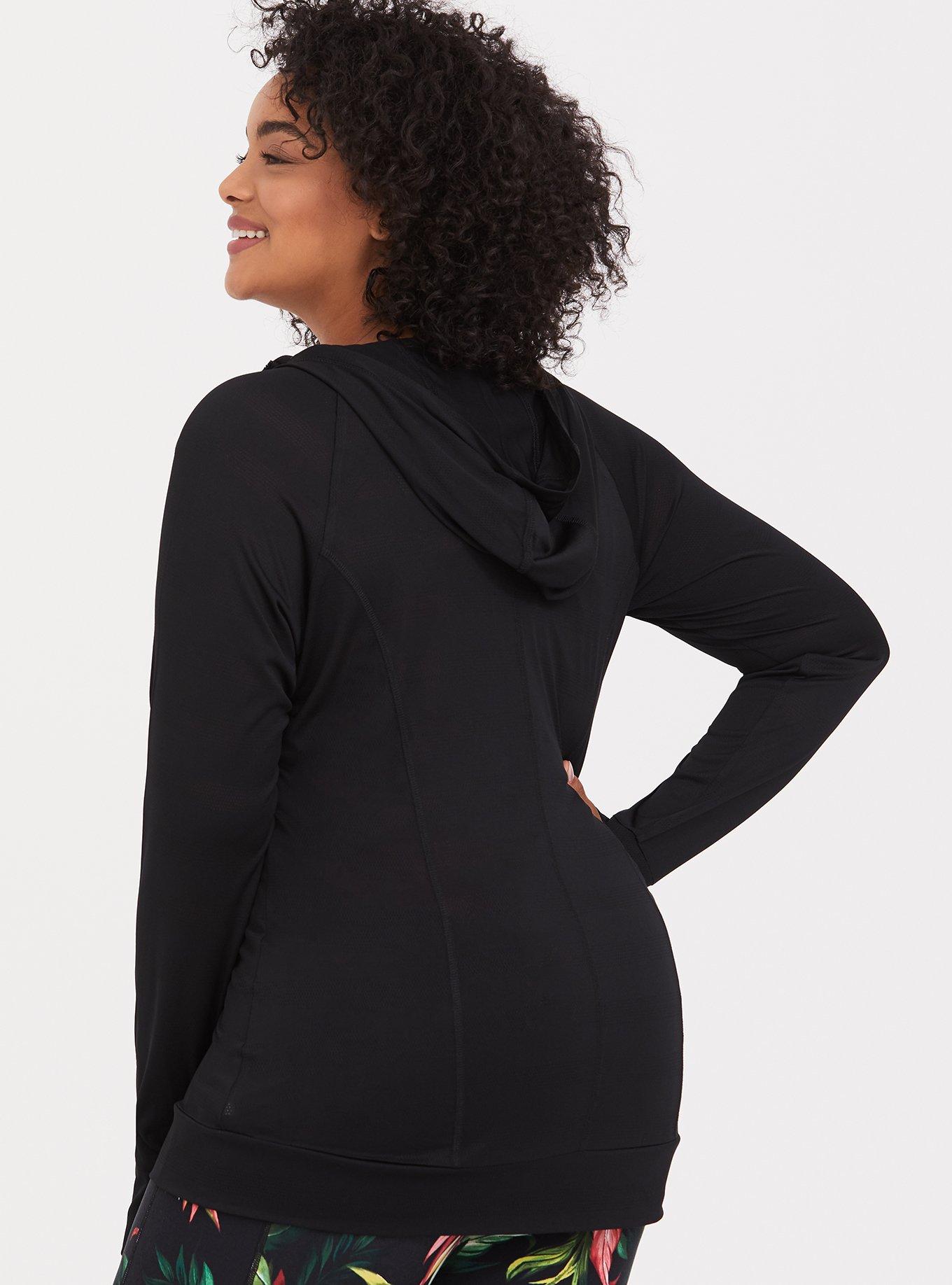 Everyday Fleece Relaxed Active Zip Hoodie, DEEP BLACK, alternate