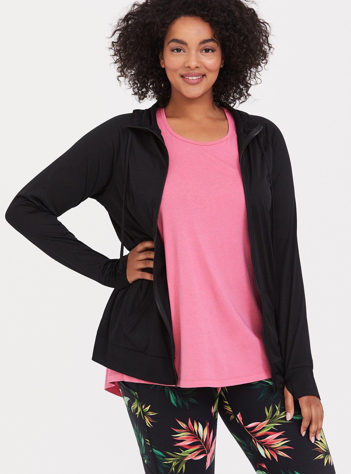 Everyday Fleece Relaxed Active Zip Hoodie, DEEP BLACK, hi-res