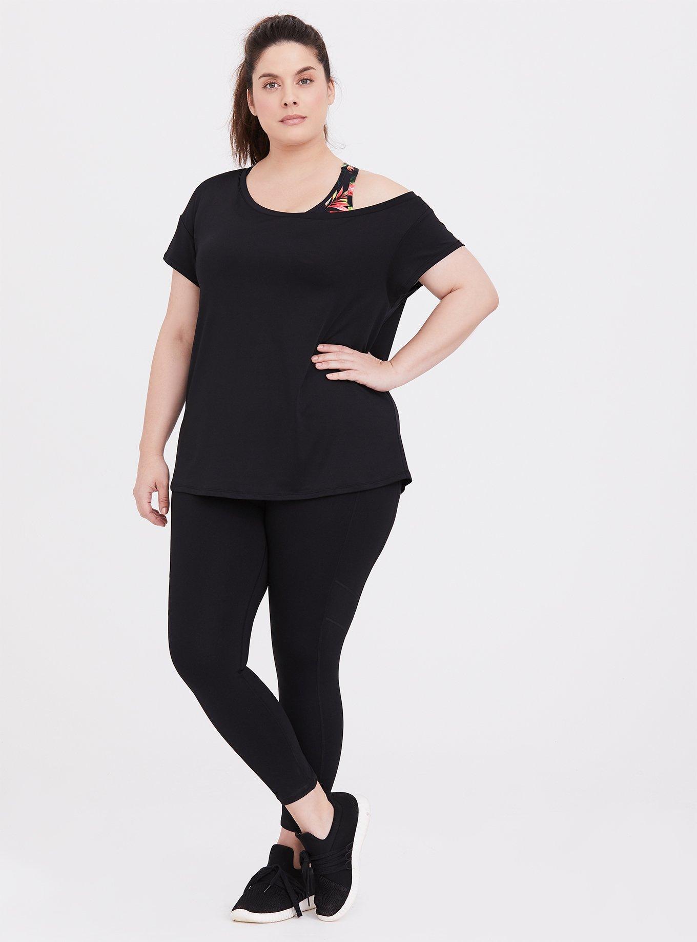 Plus Size Low-Impact Wireless Active Sports Bra, MULTI, alternate