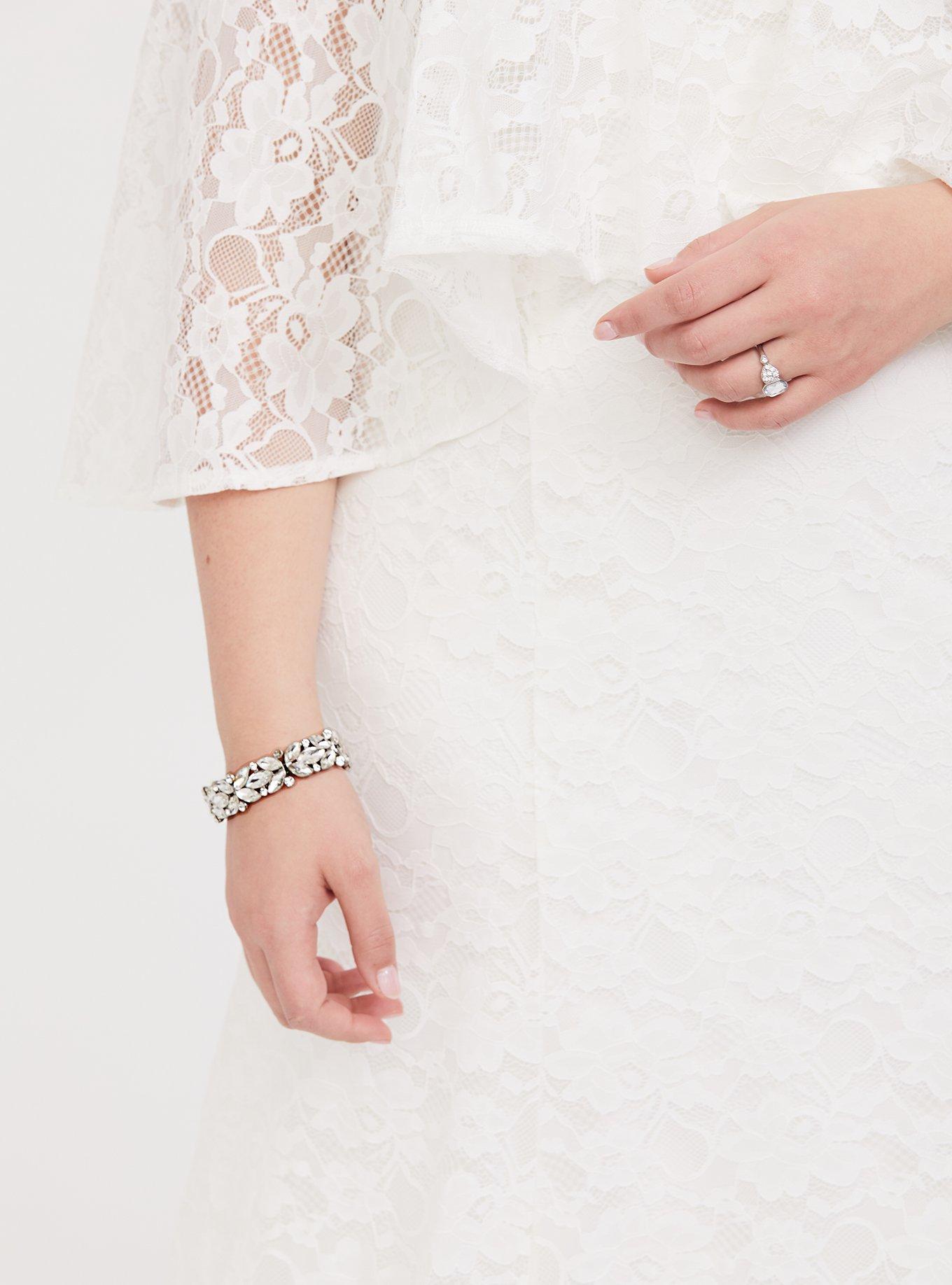 Rhinestone Stretch Bracelet, , hi-res