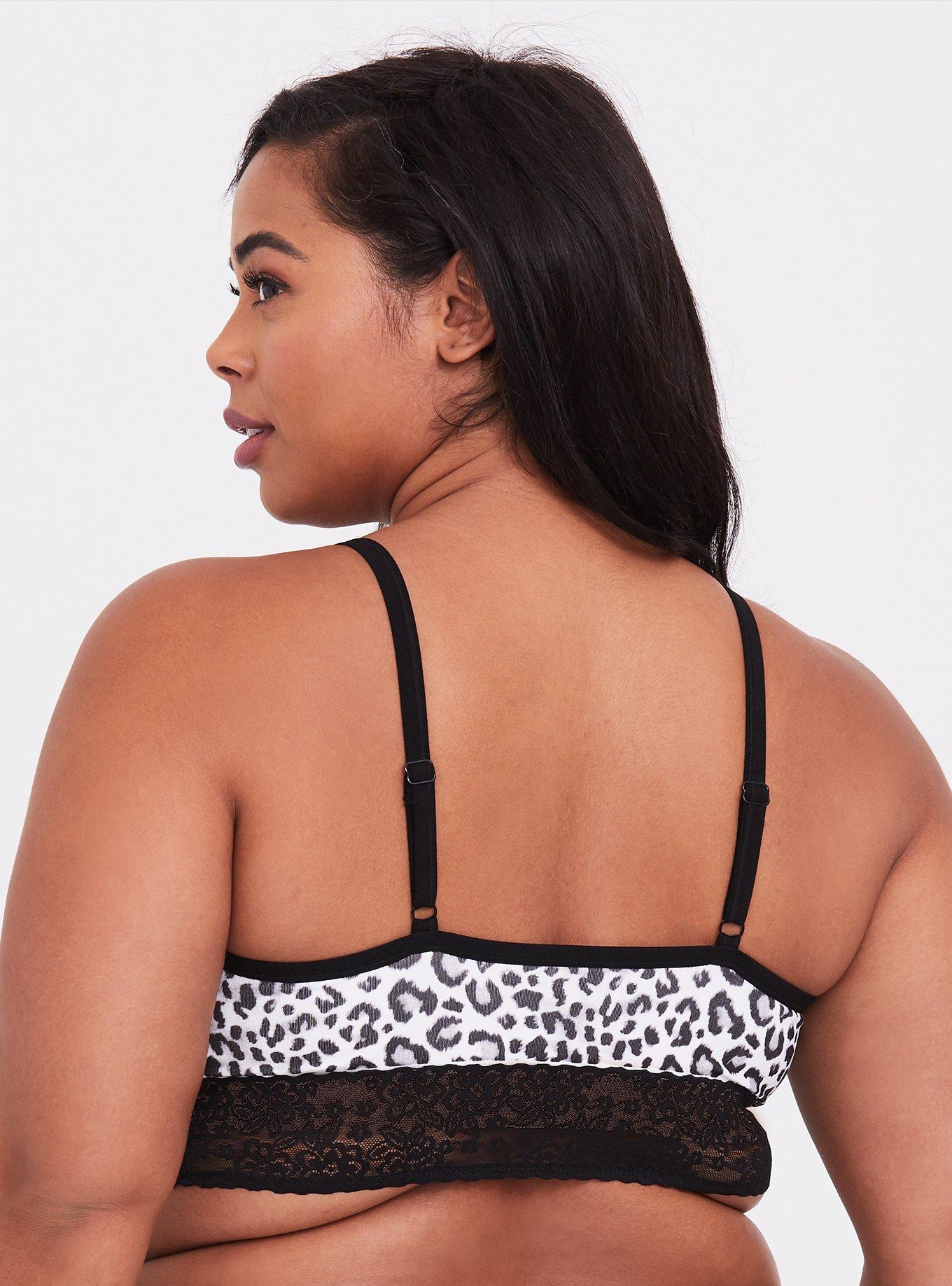 Plus Size - Lightly Lined Seamless Lace Band Bralette - Torrid