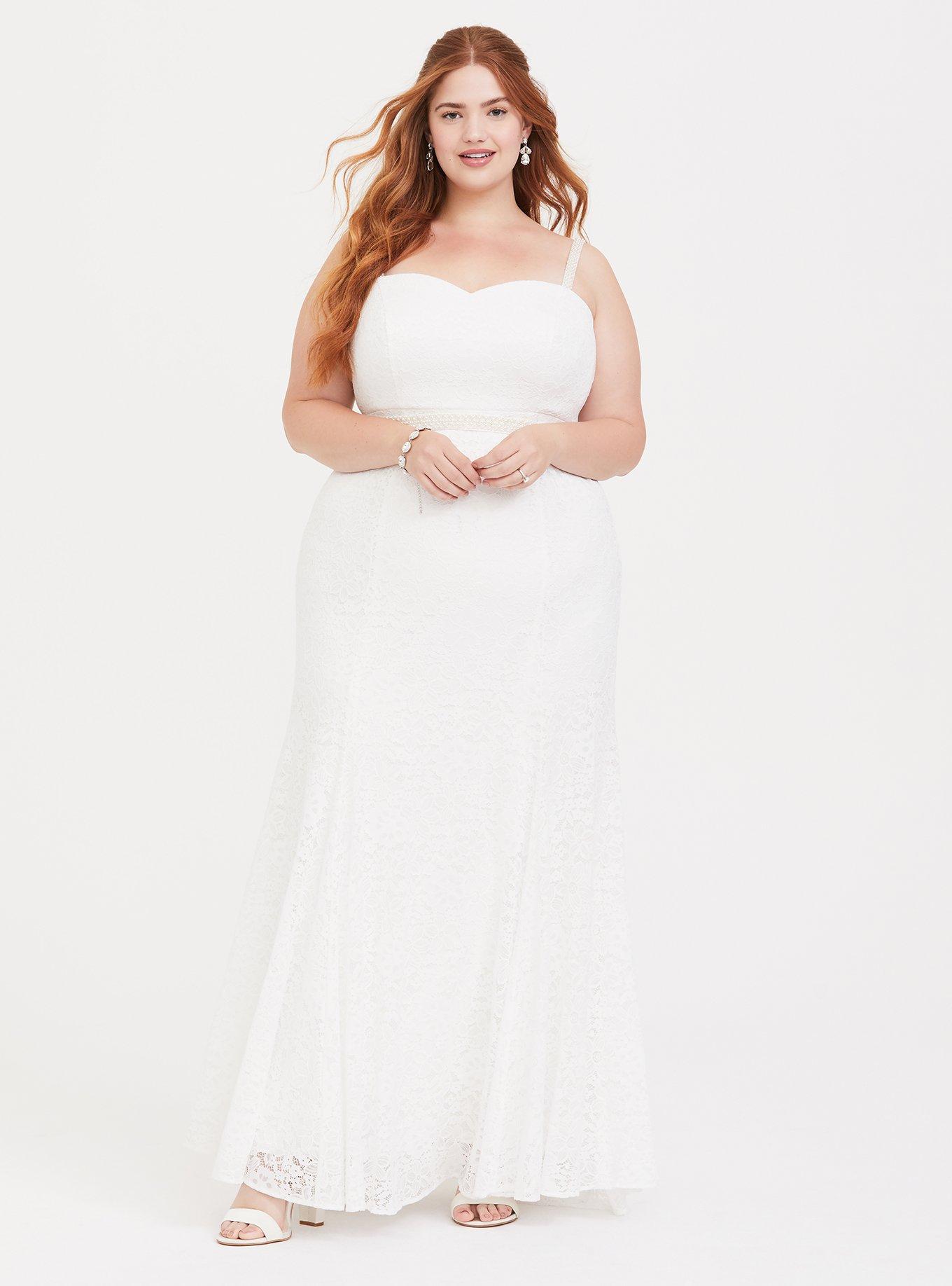 Special Occasion Ivory Lace Mermaid Formal Gown, CLOUD DANCER, hi-res
