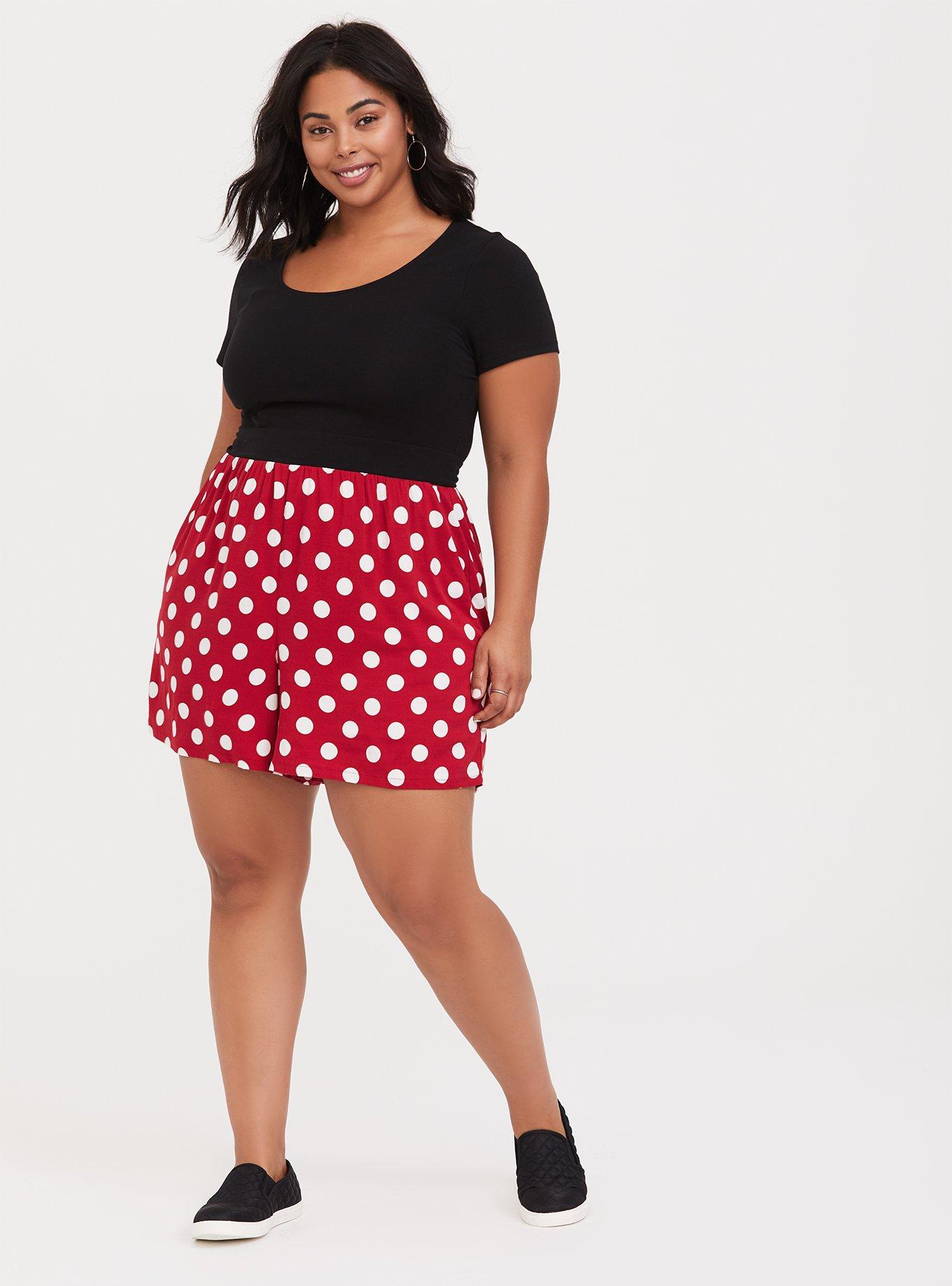 Plus Size - Disney Minnie Mouse Black Bow Kimono Swim Cover-Up - Torrid