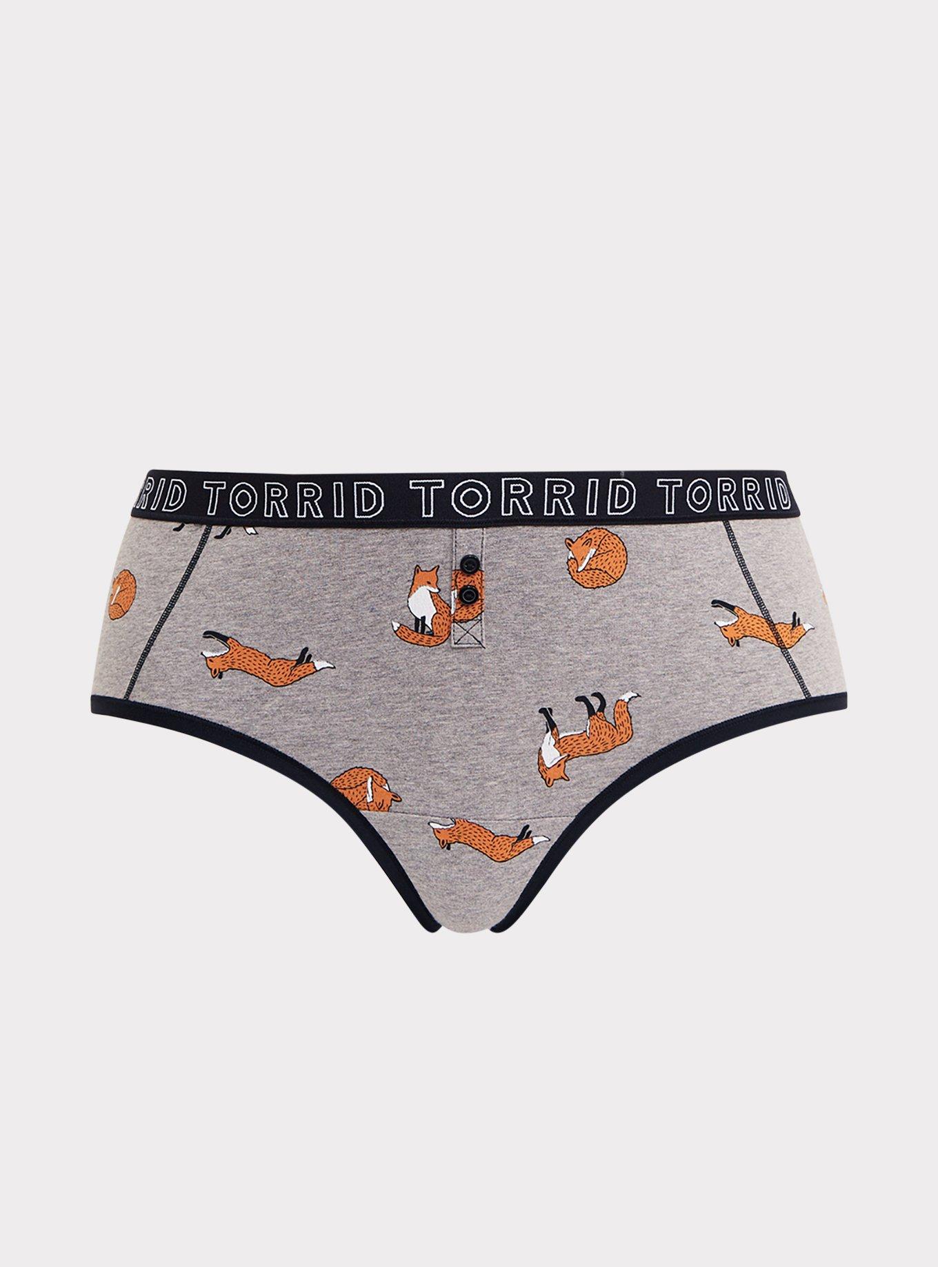 Logo Cotton Cheeky Panty