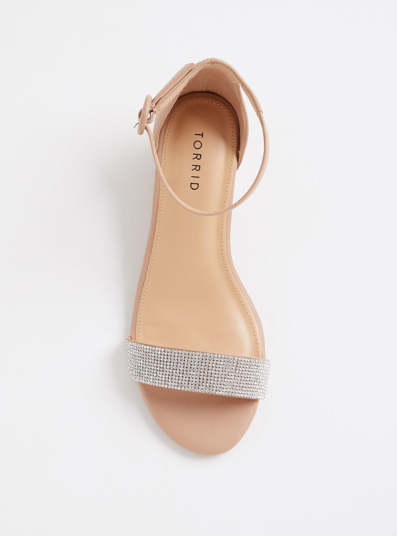 Torrid rhinestone sandals sales