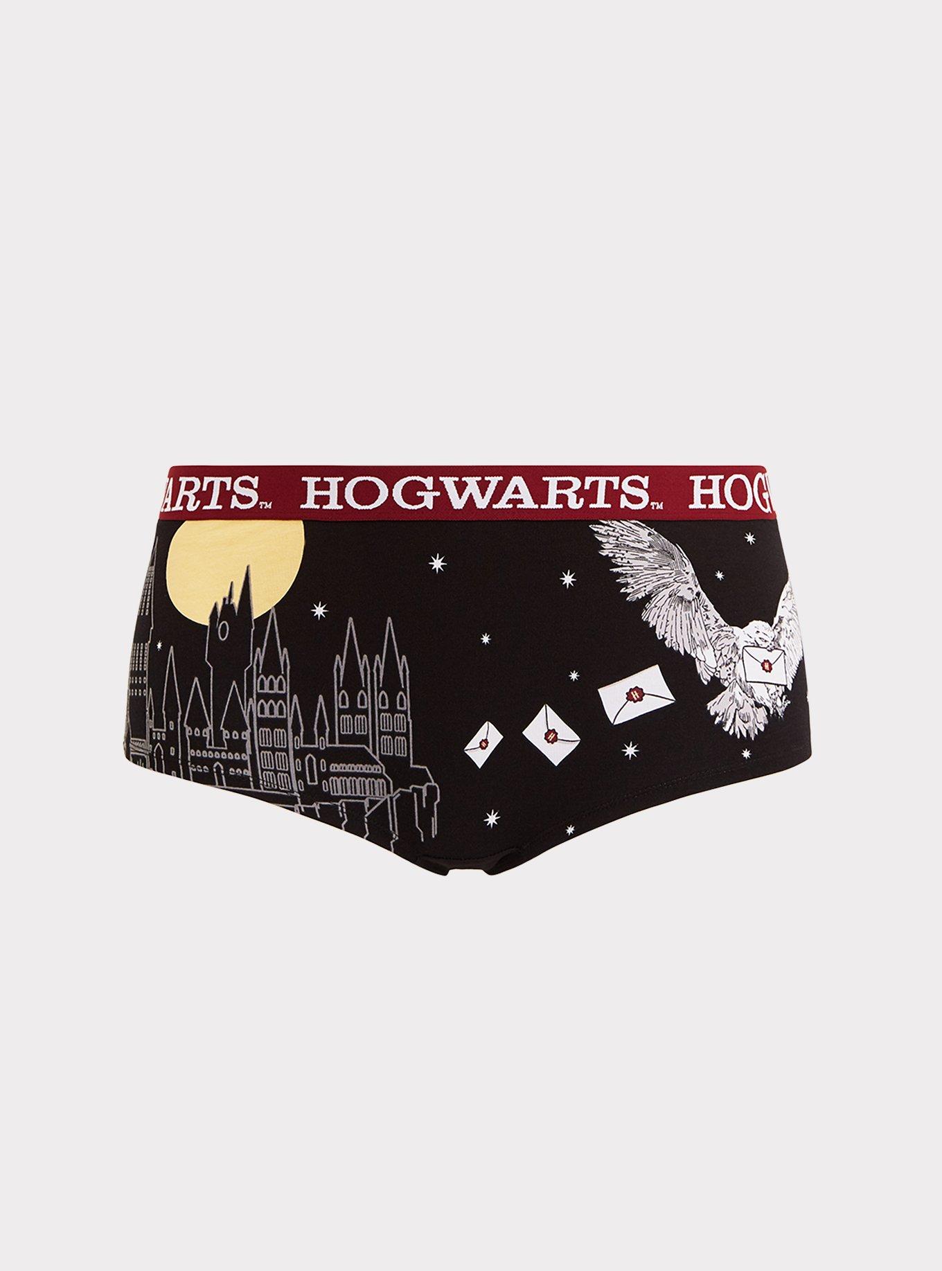 Harry Potter Owl & Castle Cotton Boyshort Panty, , hi-res