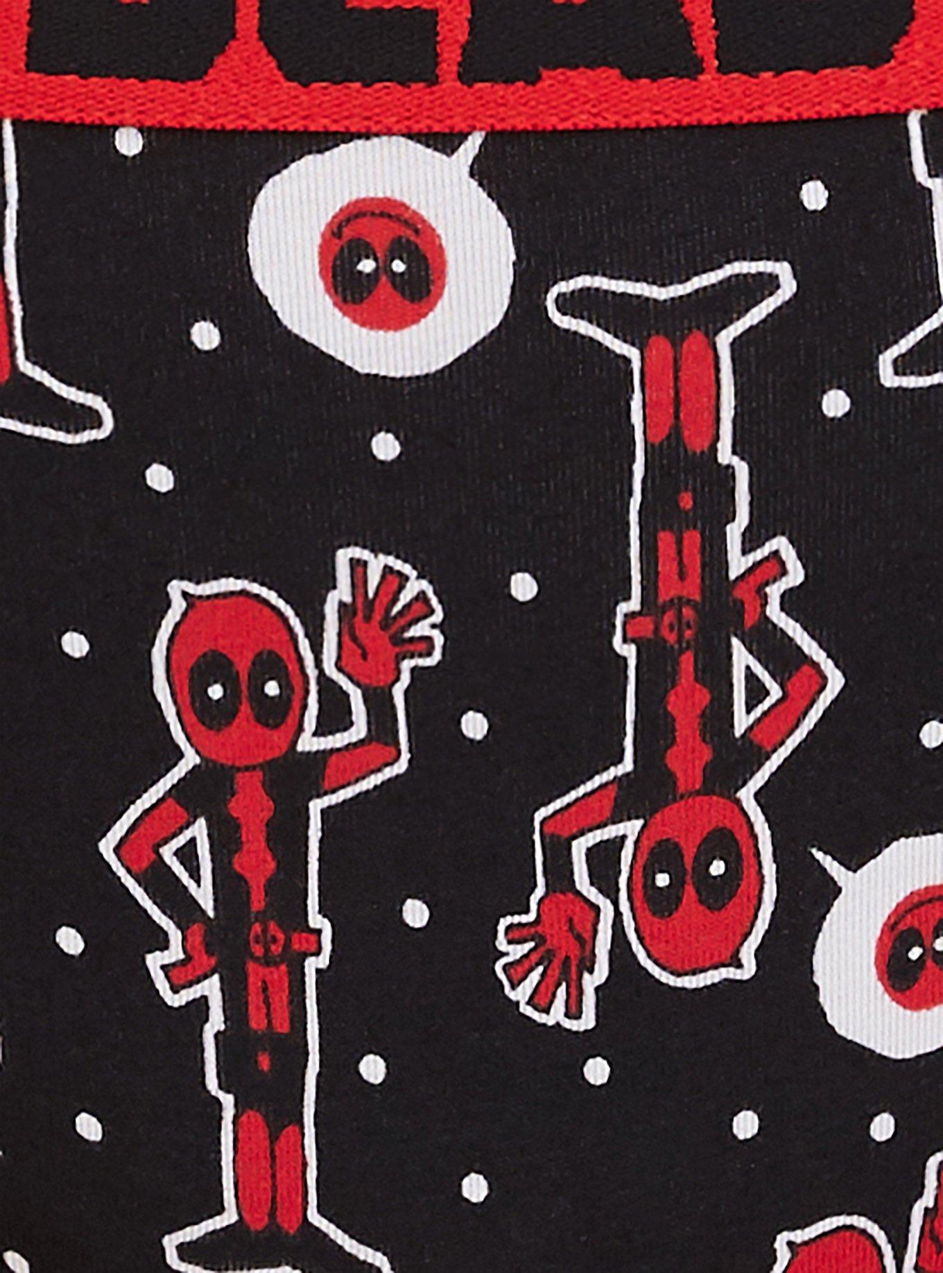 Marvel Deadpool Red & Black Cotton Hipster Panty, MULTI, alternate