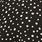 Peplum Georgette Button-Front Tie-Front Blouse, PATIENCE DOTS DEEP BLACK, swatch
