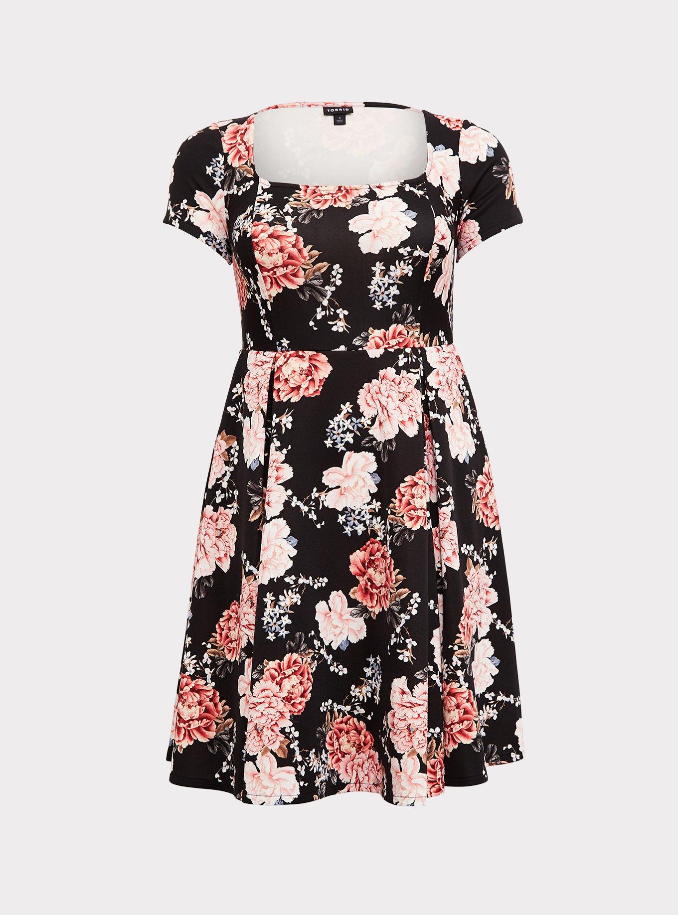 Mini Scuba Skater Dress, , hi-res