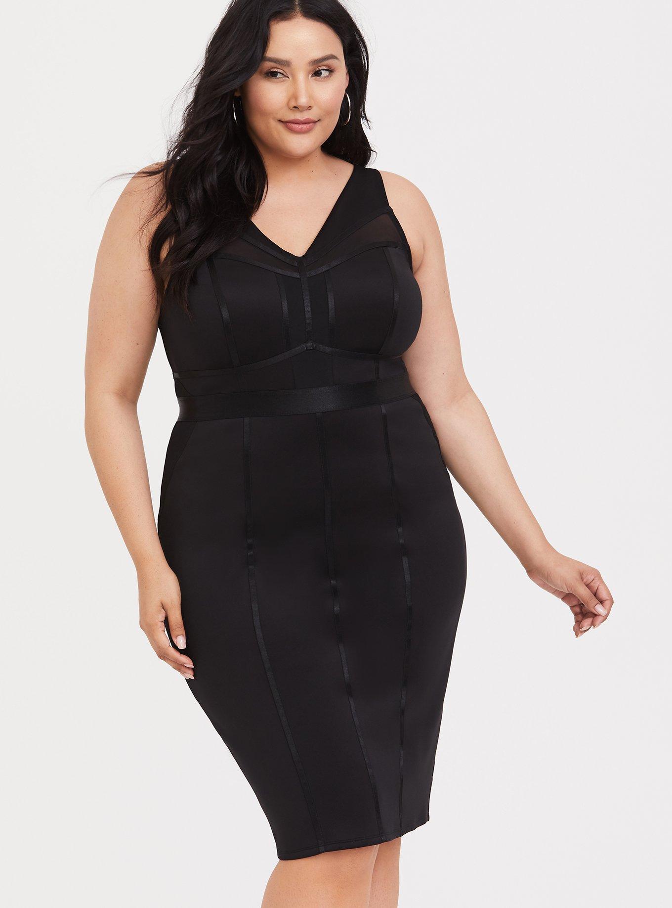 Torrid black bodycon clearance dress